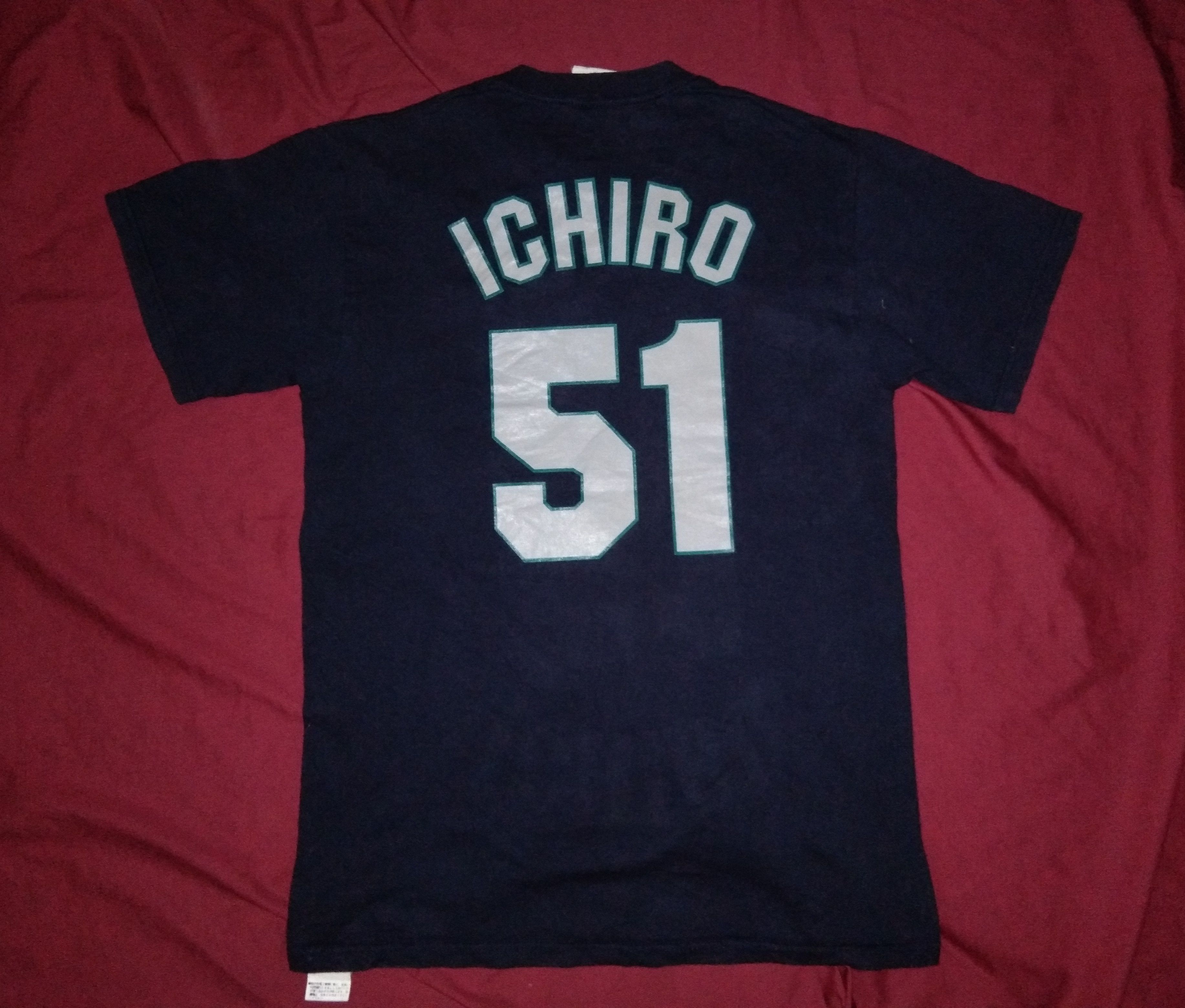 MLB × Vintage VTG y2K MLB Mariners Ichiro 51 tshirt ⚾ Size US M / EU 48-50 / 2 - 3 Thumbnail