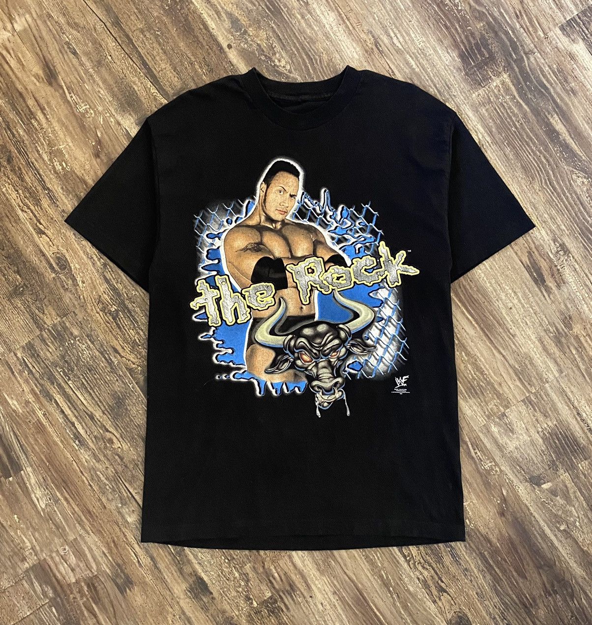 Vintage 1990s The Rock Professional Hardcore Wrestler Shirt