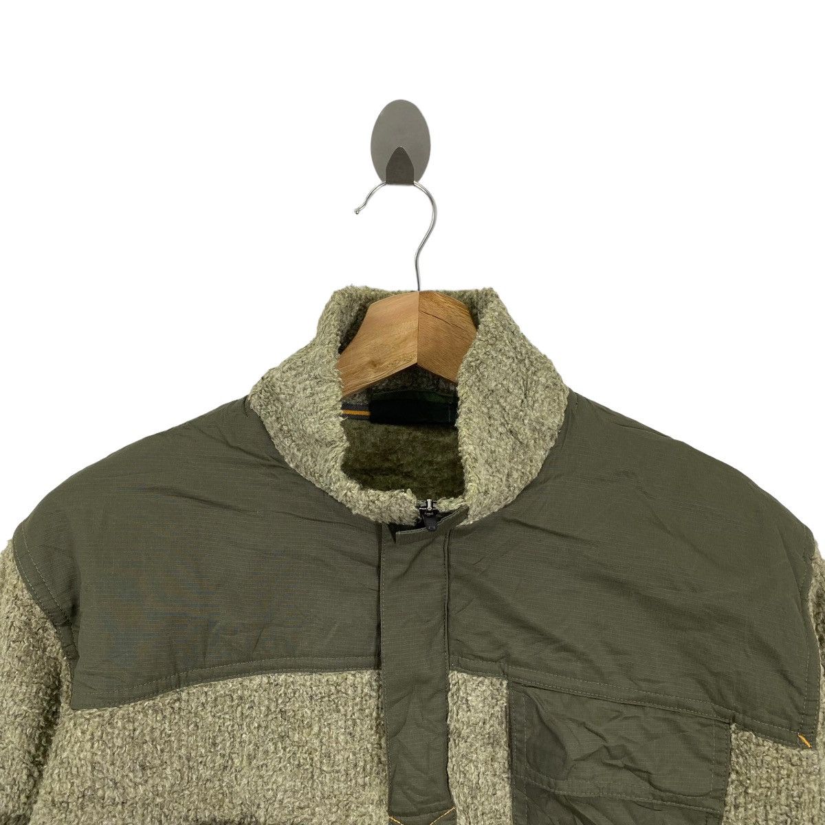 Timberland × Vintage Vintage TIMBERLAND WEATHERGEAR Patchwork Style Retro Sherpa Size US S / EU 44-46 / 1 - 2 Thumbnail