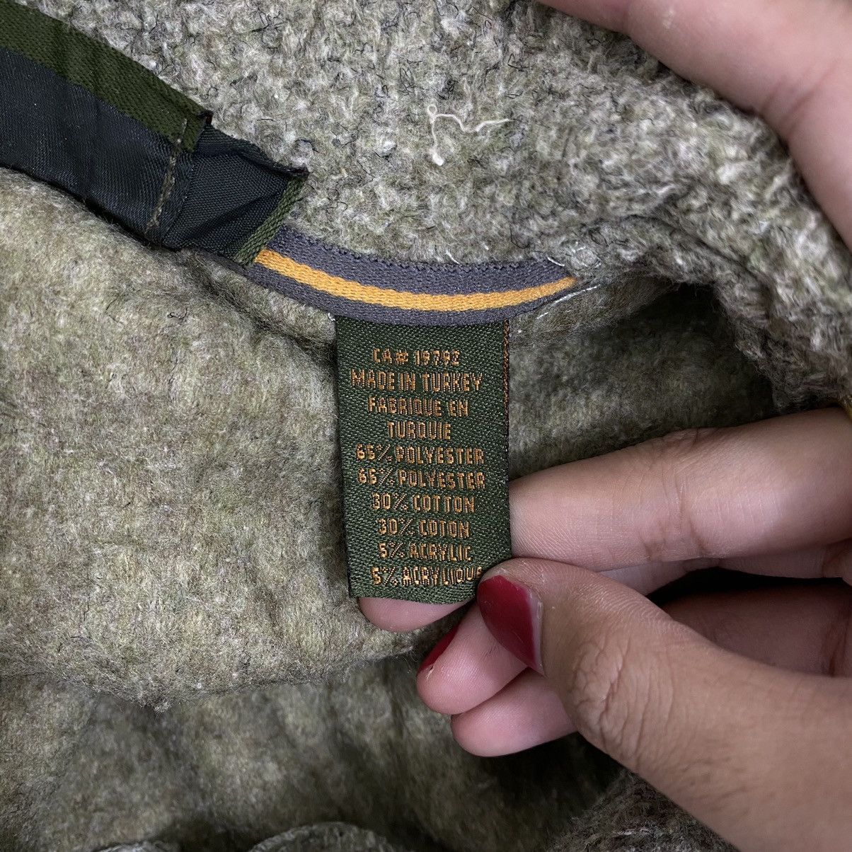 Timberland × Vintage Vintage TIMBERLAND WEATHERGEAR Patchwork Style Retro Sherpa Size US S / EU 44-46 / 1 - 5 Thumbnail