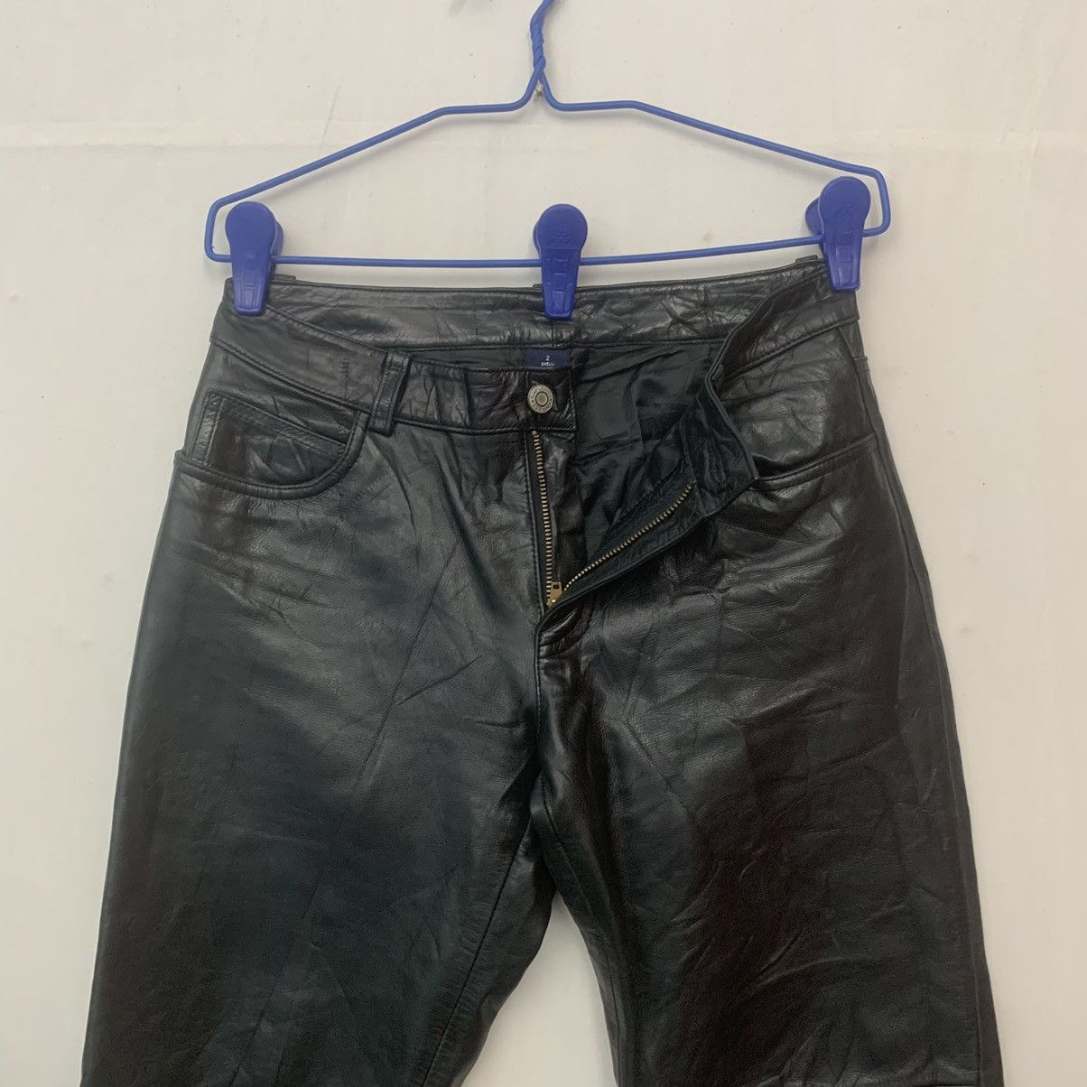 Gap 💥 STEALS 💥 Vintage Japanese Genuine Leather Blank Pants Size US 28 / EU 44 - 3 Thumbnail