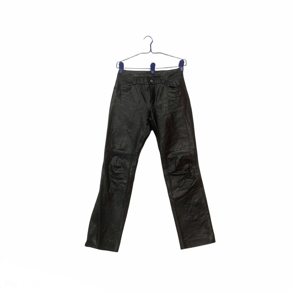 Gap 💥 STEALS 💥 Vintage Japanese Genuine Leather Blank Pants Size US 28 / EU 44 - 1 Thumbnail