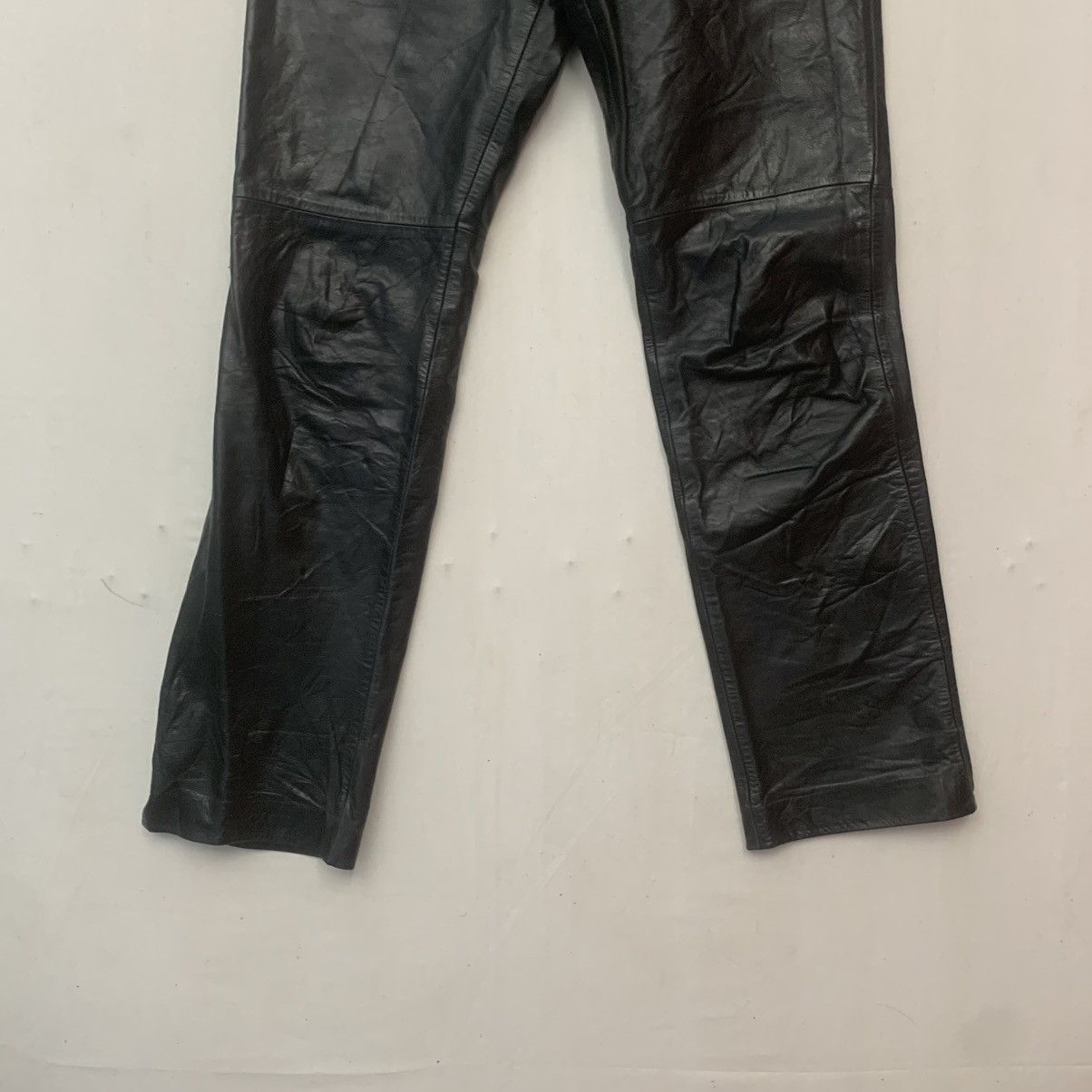 Gap 💥 STEALS 💥 Vintage Japanese Genuine Leather Blank Pants Size US 28 / EU 44 - 4 Thumbnail