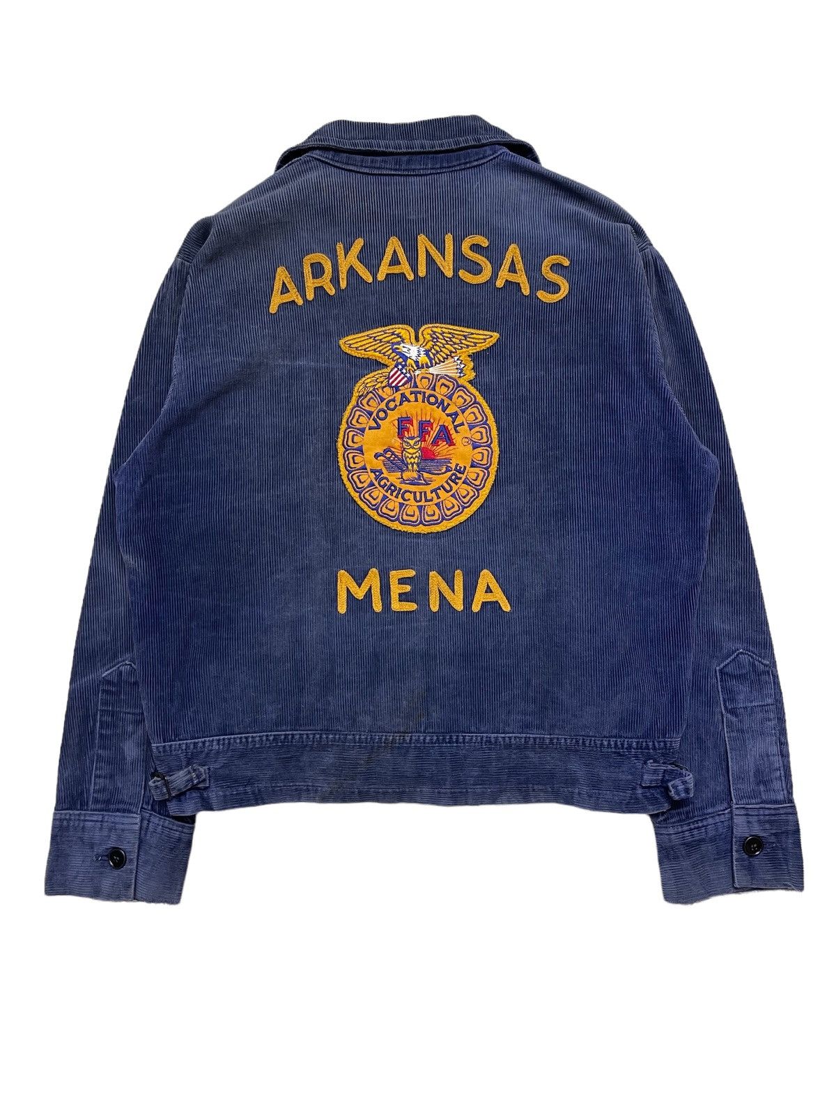 Vintage 70s FFA National Agriculture Distressed Sunfaded Jacket Size US M / EU 48-50 / 2 - 1 Thumbnail
