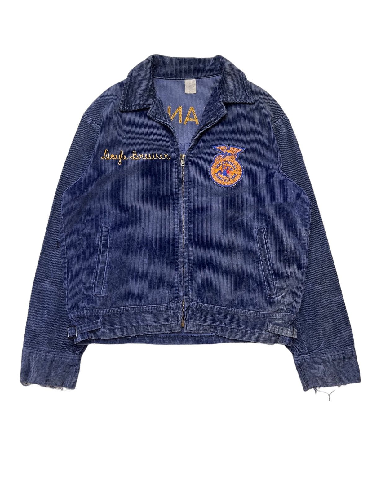 Vintage 70s FFA National Agriculture Distressed Sunfaded Jacket Size US M / EU 48-50 / 2 - 2 Thumbnail