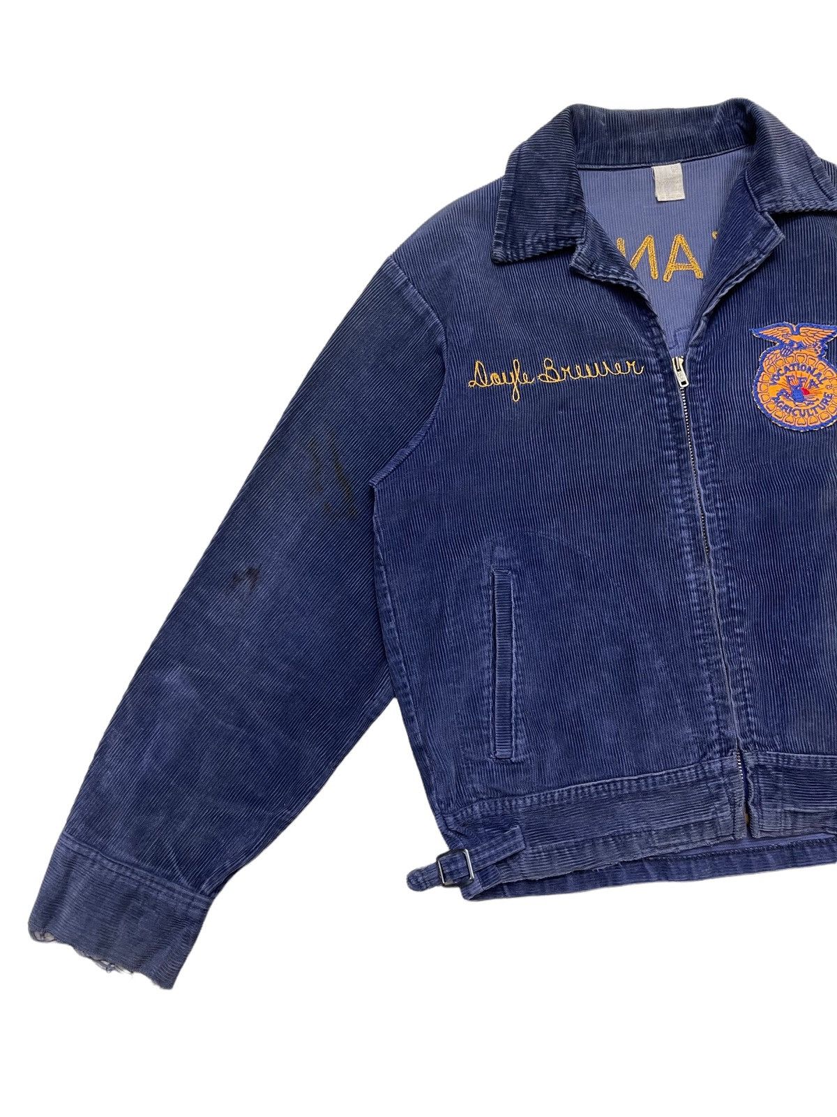 Vintage 70s FFA National Agriculture Distressed Sunfaded Jacket Size US M / EU 48-50 / 2 - 9 Thumbnail