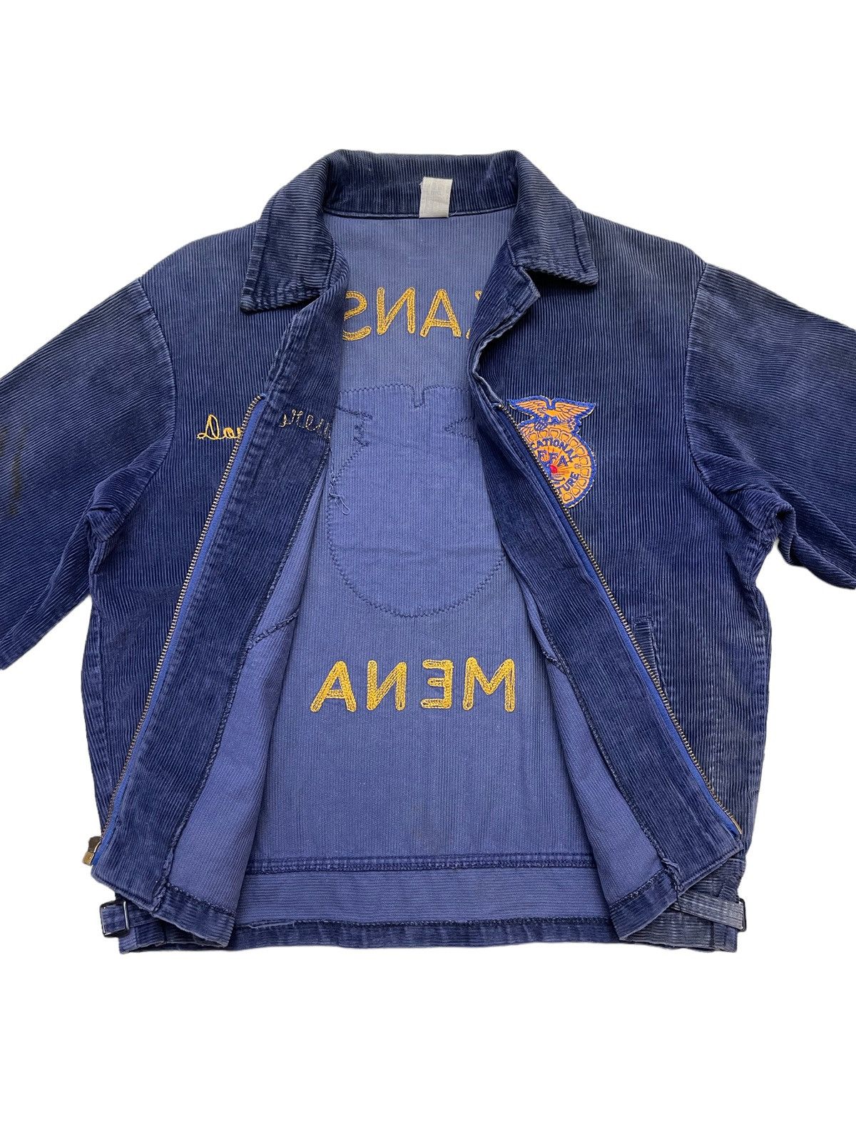 Vintage 70s FFA National Agriculture Distressed Sunfaded Jacket Size US M / EU 48-50 / 2 - 12 Thumbnail