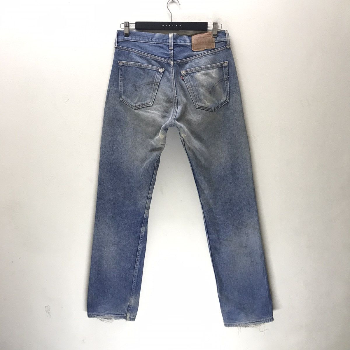 Levi's Vintage 90s Levis 501xx Distressed Denim Nice Faded Size US 32 / EU 48 - 10 Thumbnail