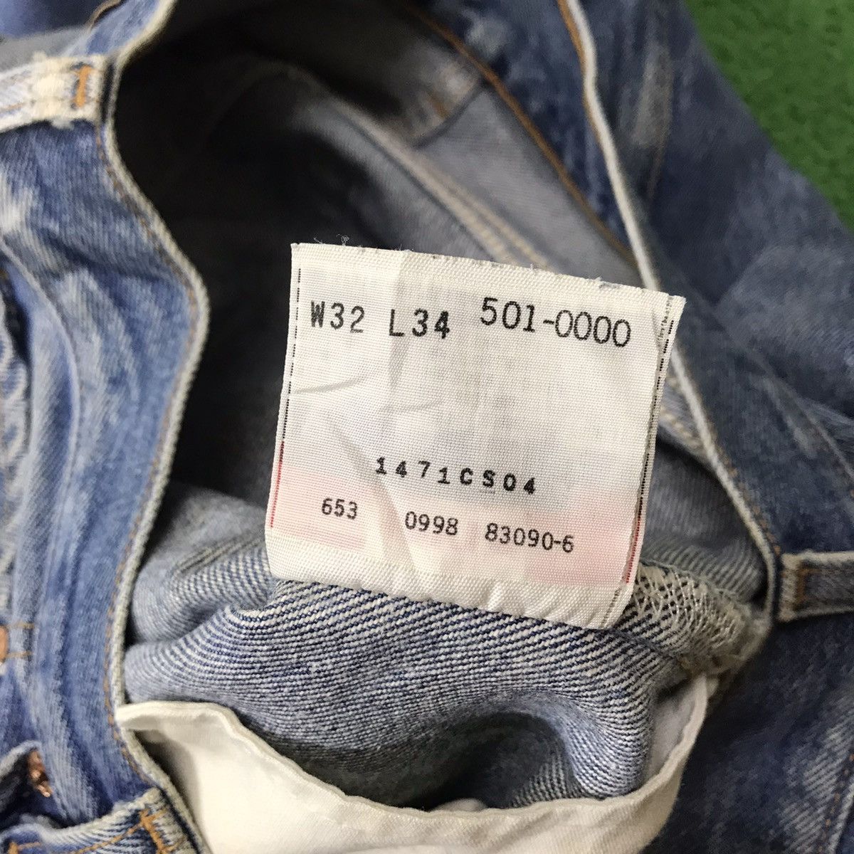 Levi's Vintage 90s Levis 501xx Distressed Denim Nice Faded Size US 32 / EU 48 - 21 Thumbnail