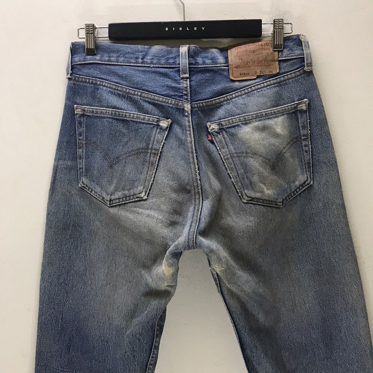 Levi's Vintage 90s Levis 501xx Distressed Denim Nice Faded Size US 32 / EU 48 - 11 Thumbnail