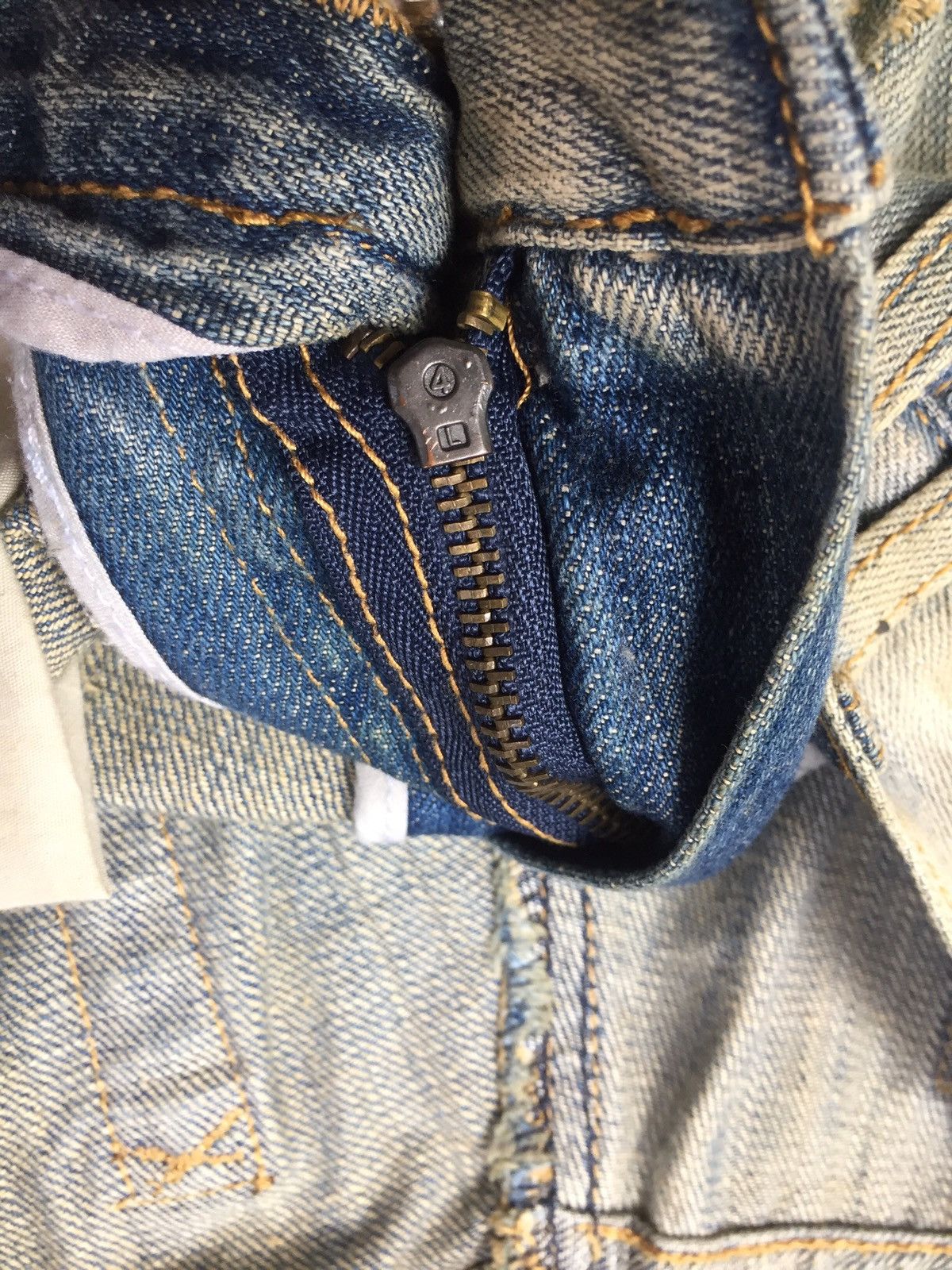 Dolce & Gabbana D&G Paint Splatted Distressed Pattern Denim Size US 35 - 24 Thumbnail