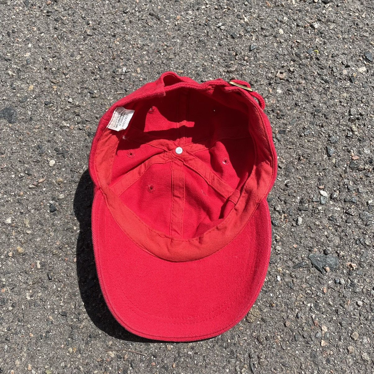 Vintage Vintage 90s Red Toxic Humor Cap Hat Streetwear Oversized OS Size ONE SIZE - 4 Thumbnail
