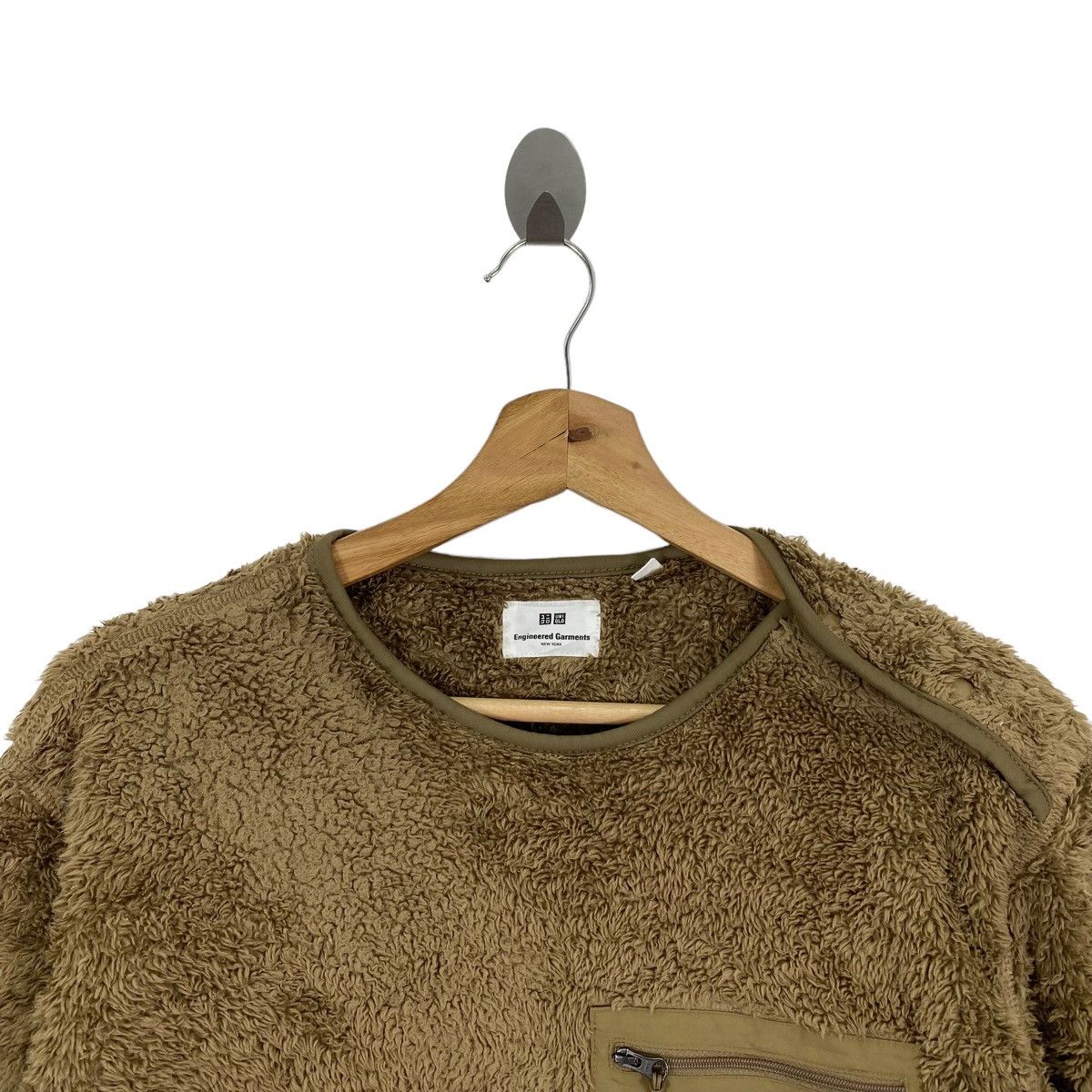 Engineered Garments × Uniqlo ENGINEERED GARMENTS UNIQLO Brown Sherpa Fleece Sweatshirt Size US M / EU 48-50 / 2 - 2 Thumbnail
