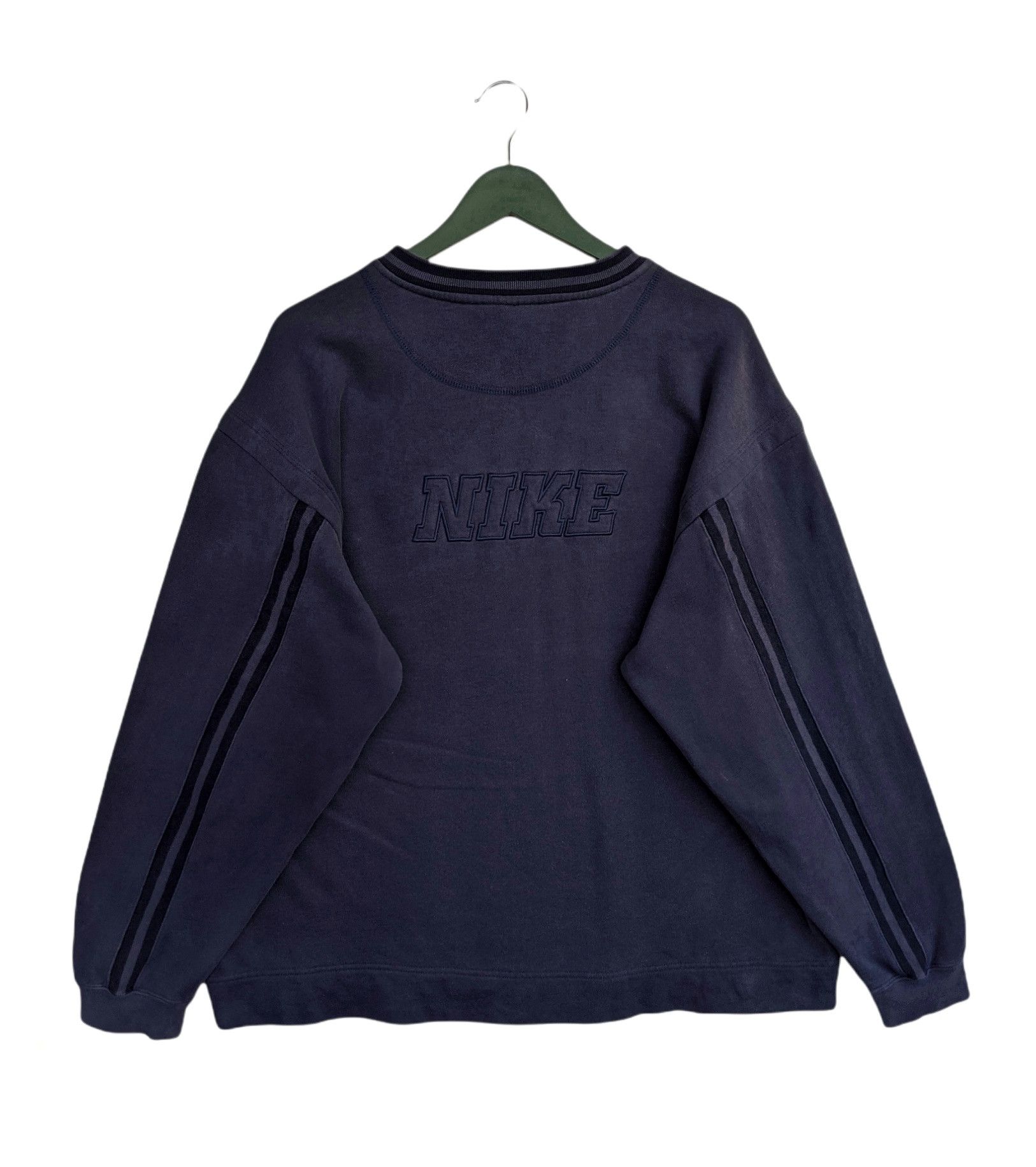 Nike Vintage 90s Nike Embroidery Spell Logo Sweatshirt Size US L / EU 52-54 / 3 - 1 Thumbnail