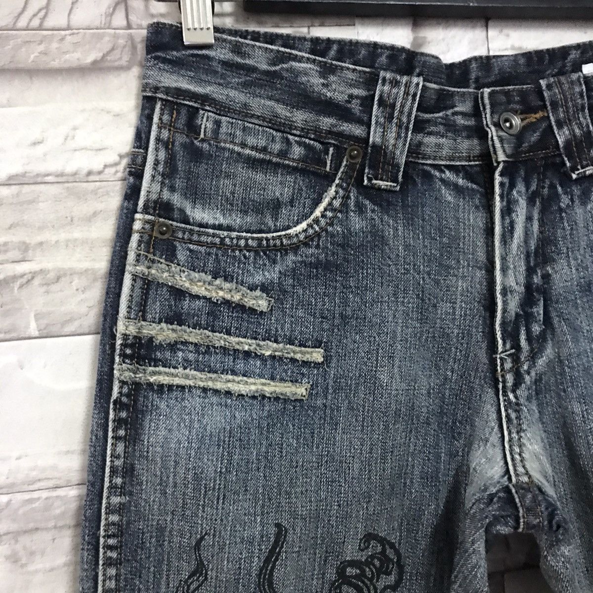 Japanese Brand Japanese Brand SEMANTIC DESIGN Tribal Denim Jeans Size US 30 / EU 46 - 5 Thumbnail