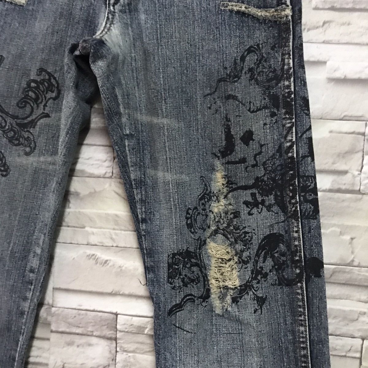 Japanese Brand Japanese Brand SEMANTIC DESIGN Tribal Denim Jeans Size US 30 / EU 46 - 8 Thumbnail