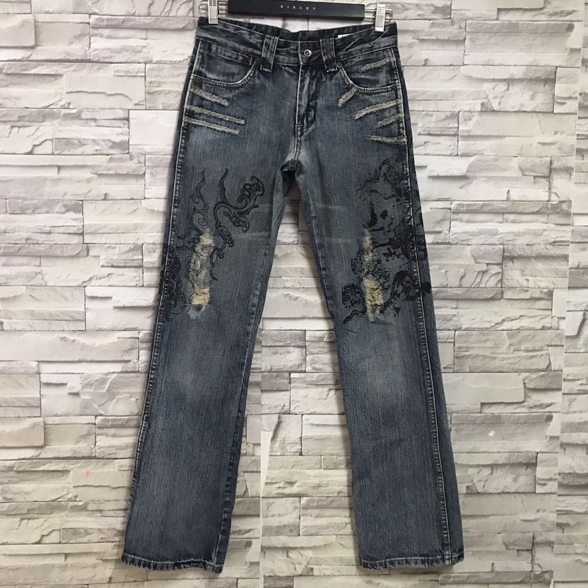 Japanese Brand Japanese Brand SEMANTIC DESIGN Tribal Denim Jeans Size US 30 / EU 46 - 3 Thumbnail