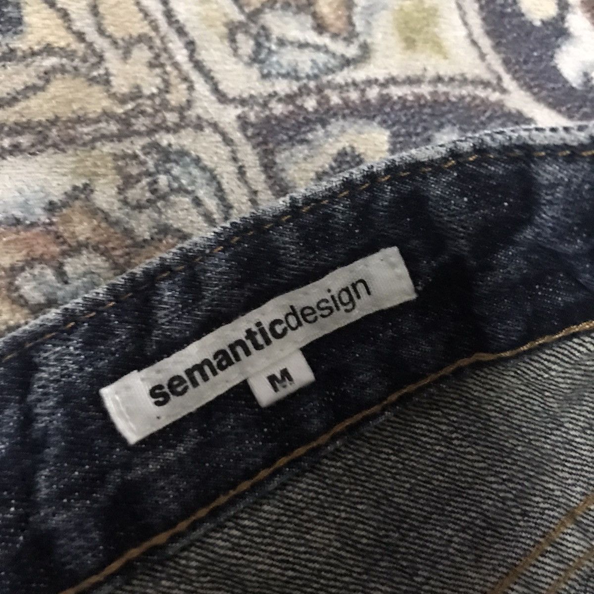 Japanese Brand Japanese Brand SEMANTIC DESIGN Tribal Denim Jeans Size US 30 / EU 46 - 16 Thumbnail