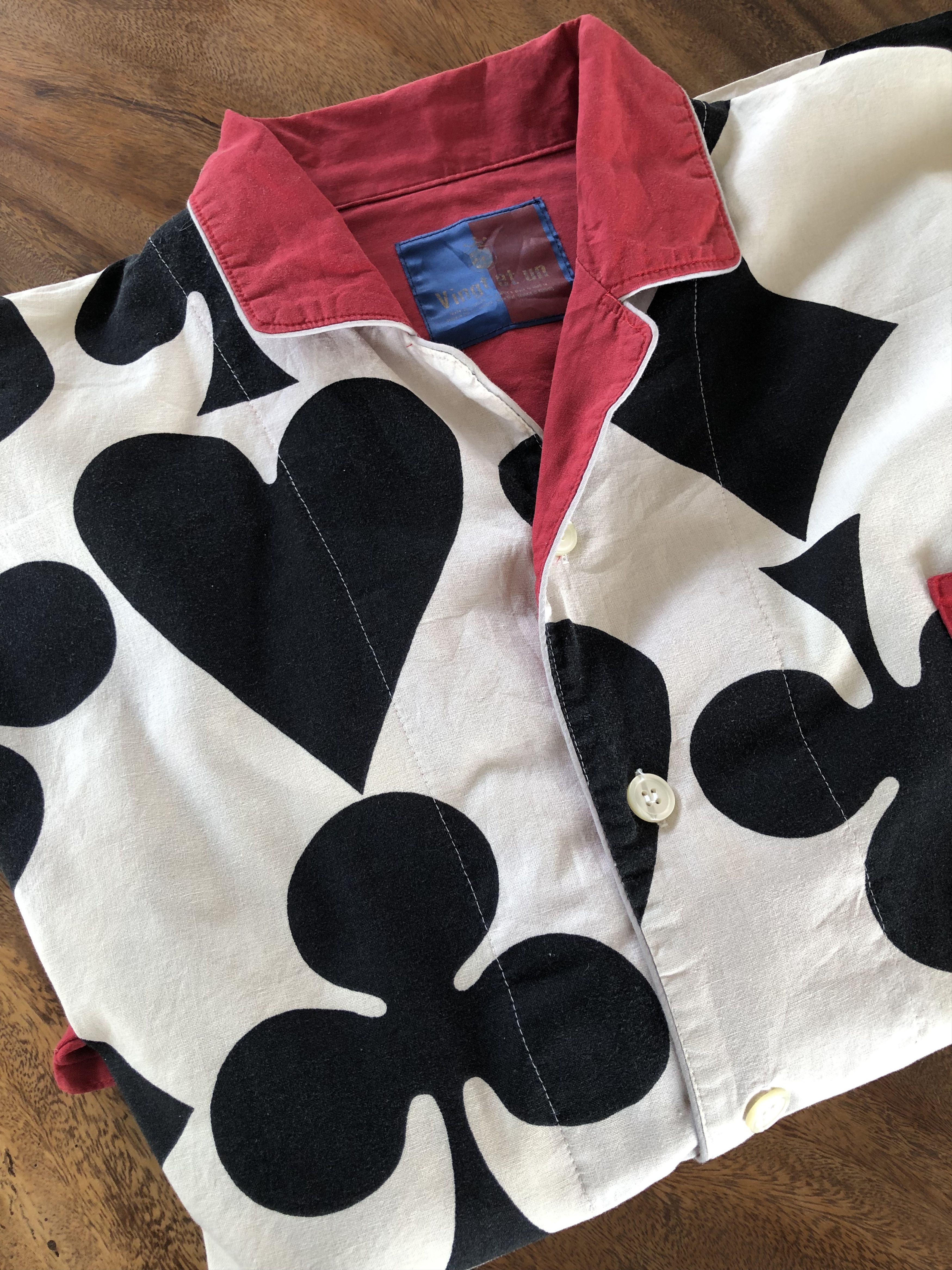 Japanese Brand VINTAGE POKER DECK SUIT ALL OVER PRINT SLEEPWEAR Size US XL / EU 56 / 4 - 7 Thumbnail