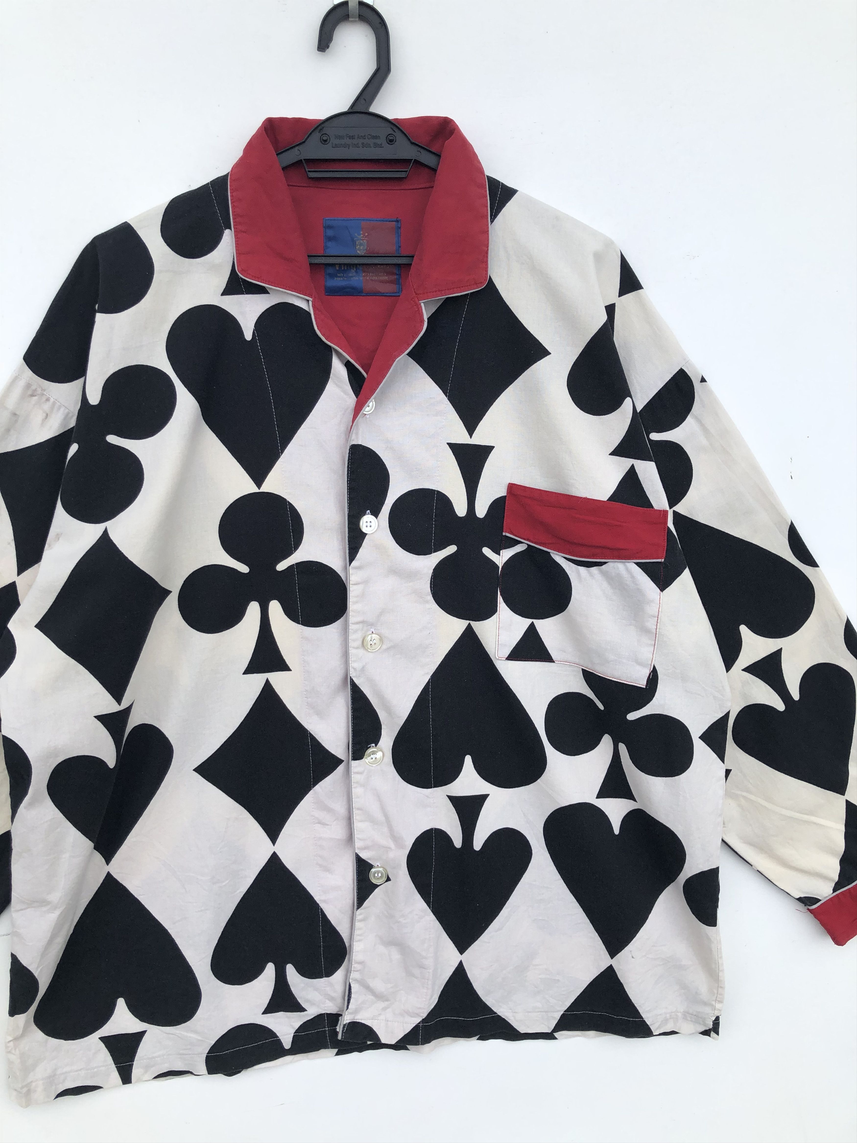 Japanese Brand VINTAGE POKER DECK SUIT ALL OVER PRINT SLEEPWEAR Size US XL / EU 56 / 4 - 3 Thumbnail