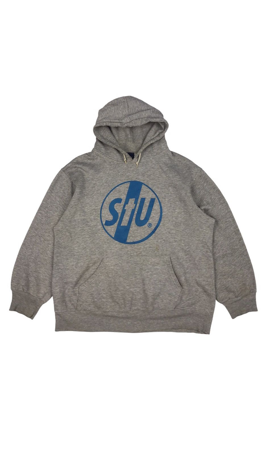 Stussy × Vintage Vintage STUSSY PIL big logo hoodie sweater Size US L / EU 52-54 / 3 - 1 Thumbnail