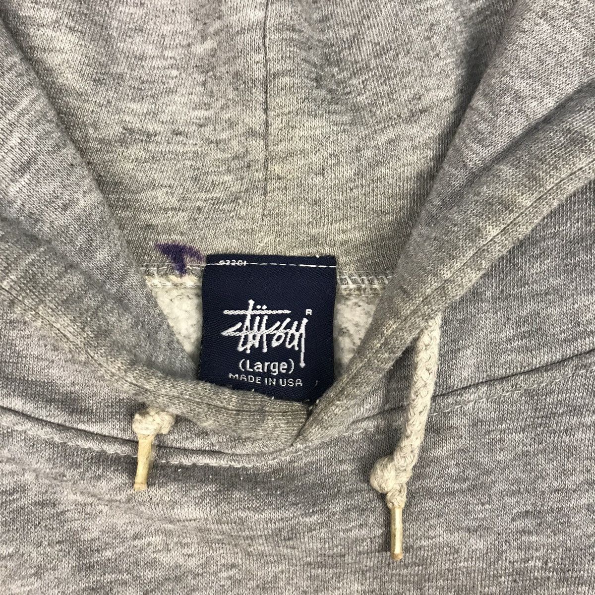 Stussy × Vintage Vintage STUSSY PIL big logo hoodie sweater Size US L / EU 52-54 / 3 - 7 Thumbnail