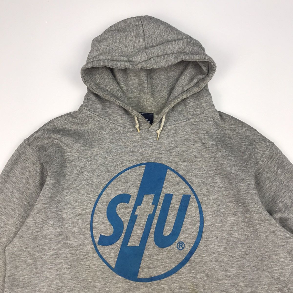 Stussy × Vintage Vintage STUSSY PIL big logo hoodie sweater Size US L / EU 52-54 / 3 - 3 Thumbnail