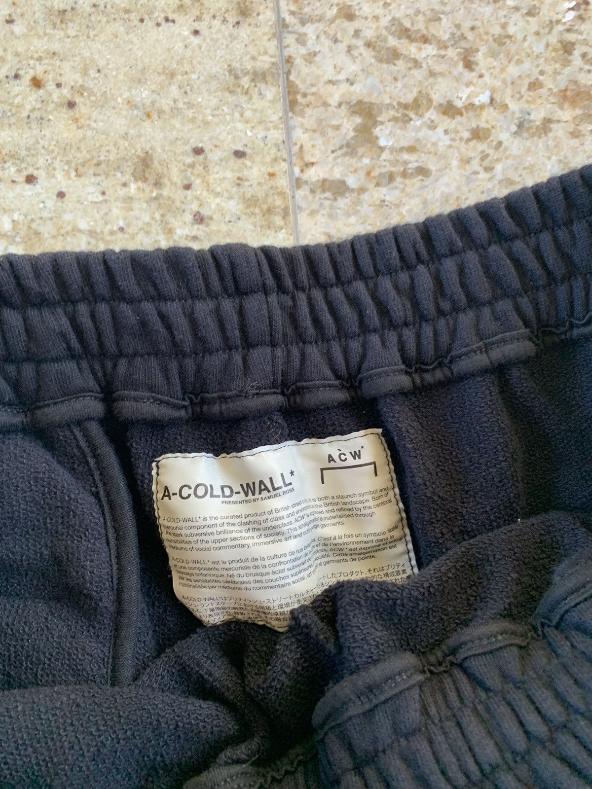A-COLD-WALL* Casual Drawstring Logo Pants in Black Size US 36 / EU 52 - 12 Thumbnail