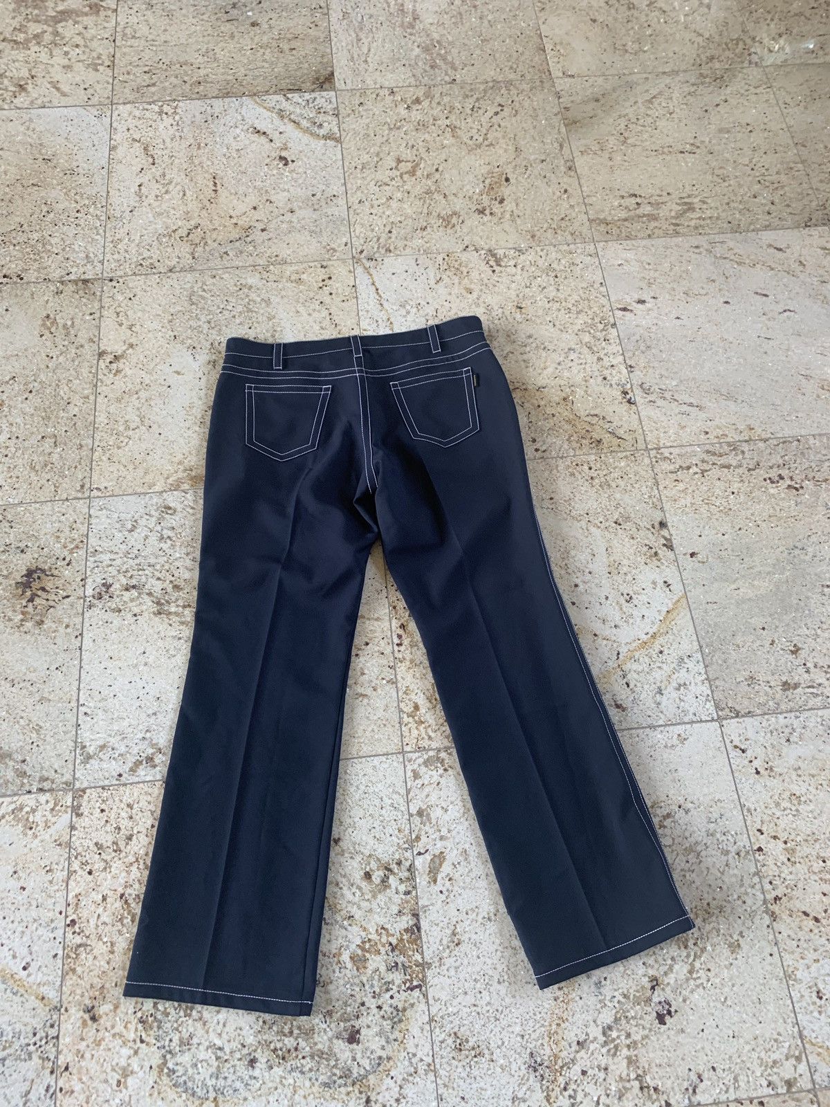 Sandro Casual Pants With Stitch Detail in Marine Size US 34 / EU 50 - 9 Thumbnail