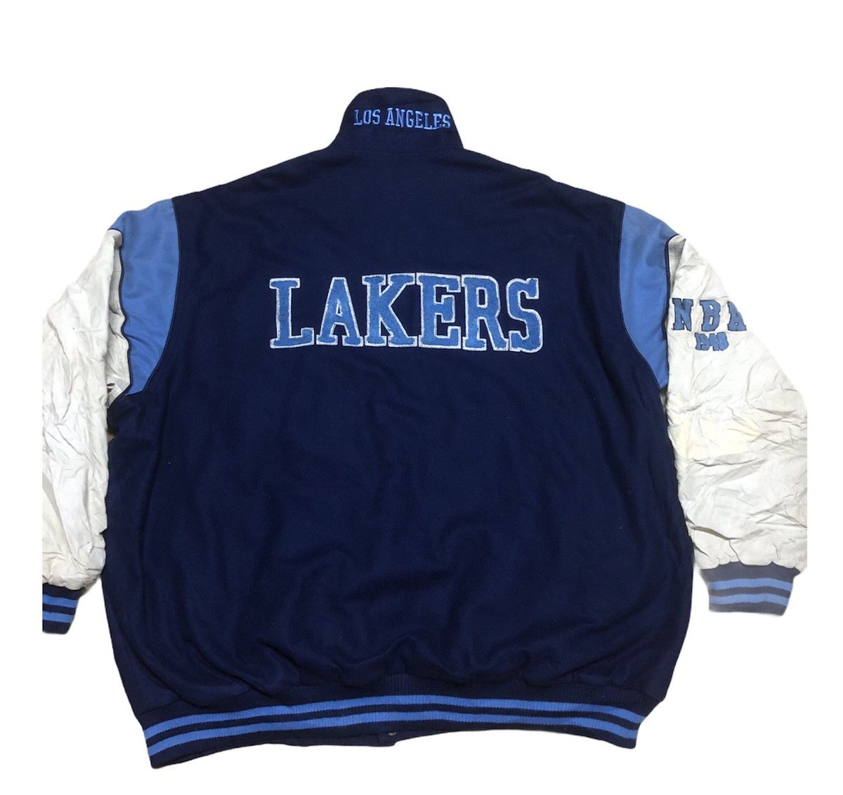 NBA × Vintage 💥LAST CALL❌ VINTAGE L.A LAKERS VARSITY OVERSIZE Size US M / EU 48-50 / 2 - 2 Thumbnail