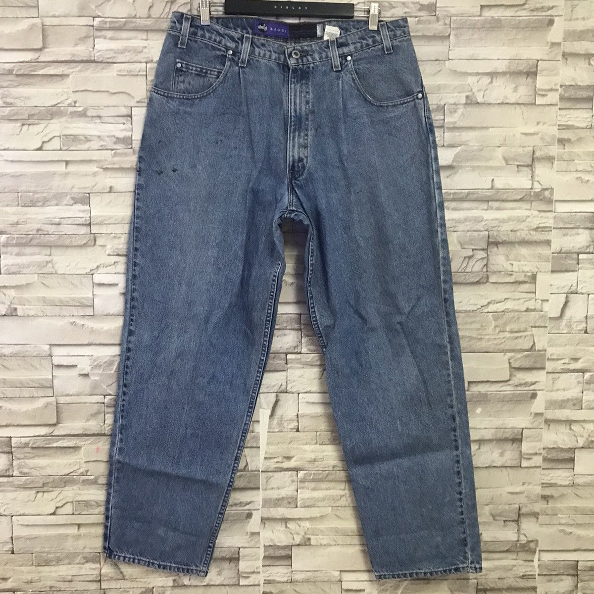 Levi's Vintage 90s Levis Silvertab Baggy Jeans Made in USA Size US 38 / EU 54 - 3 Thumbnail