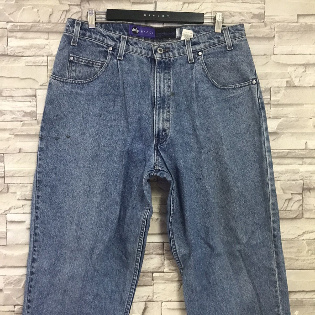 Levi's Vintage 90s Levis Silvertab Baggy Jeans Made in USA Size US 38 / EU 54 - 4 Thumbnail