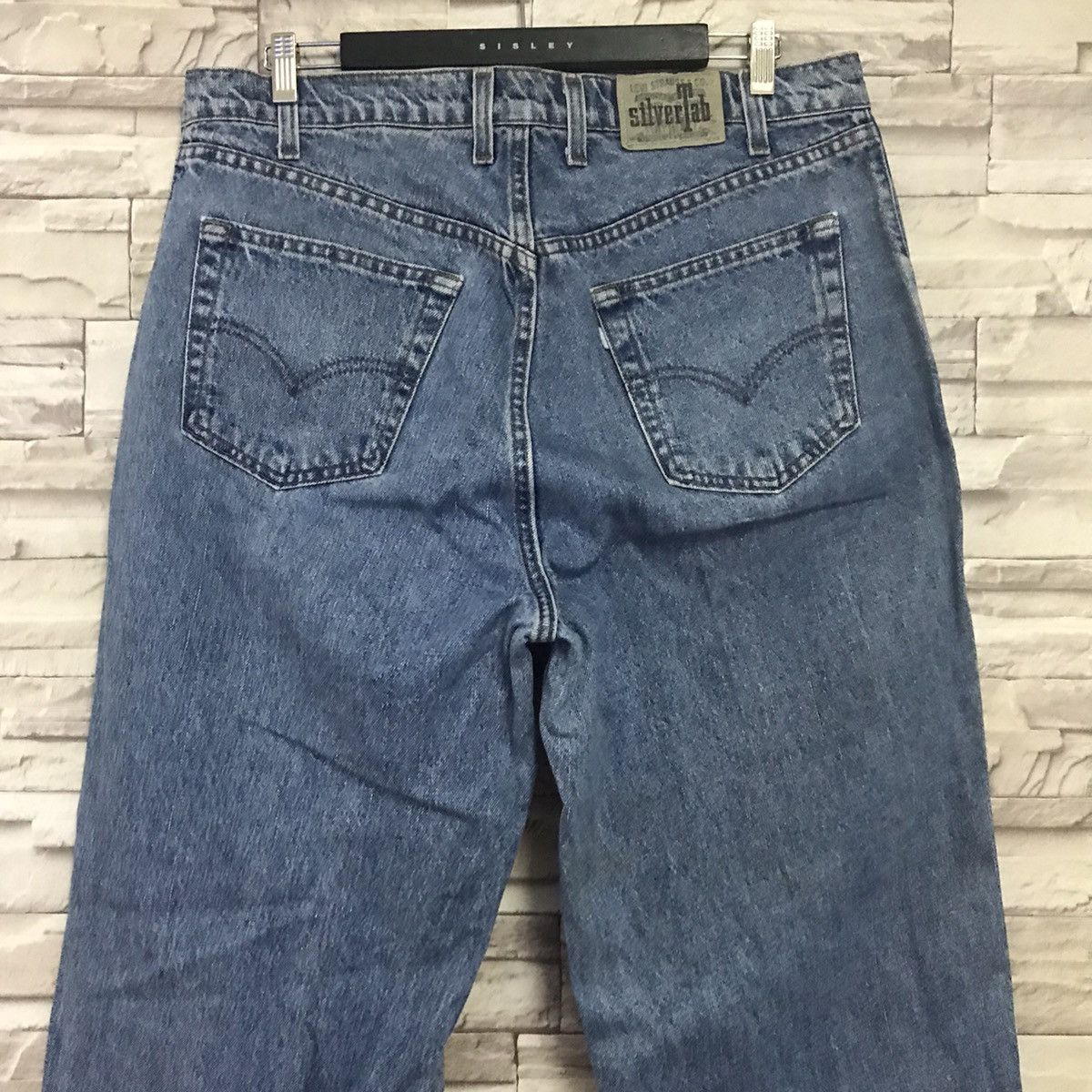 Levi's Vintage 90s Levis Silvertab Baggy Jeans Made in USA Size US 38 / EU 54 - 9 Thumbnail