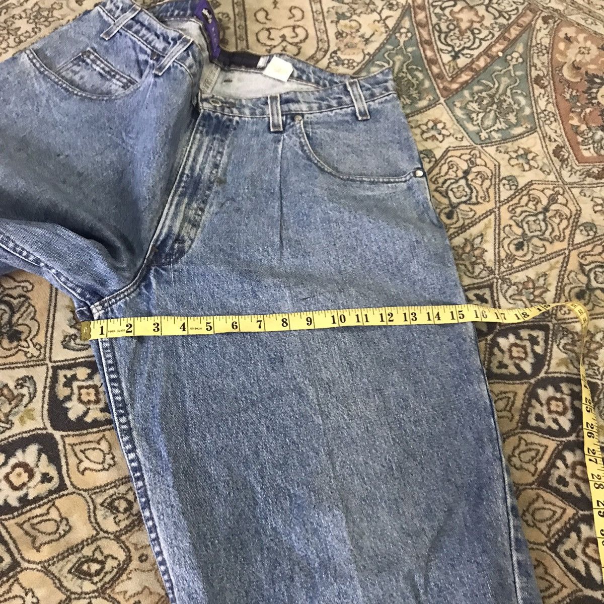 Levi's Vintage 90s Levis Silvertab Baggy Jeans Made in USA Size US 38 / EU 54 - 18 Thumbnail