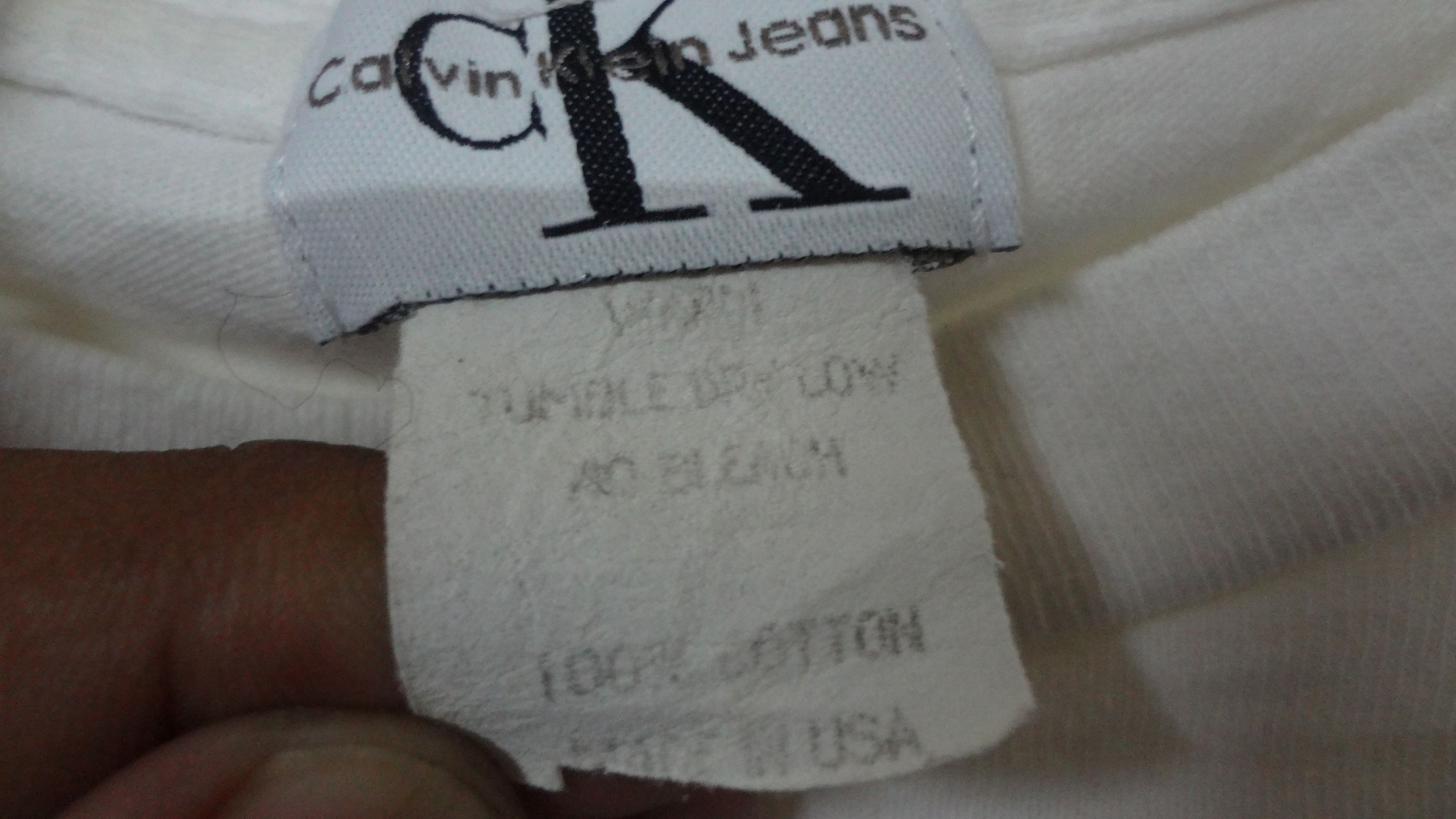 Calvin Klein Vintage CALVIN KLEIN Tshirt Spellout Big Logo Hip hop Swag Size US L / EU 52-54 / 3 - 2 Thumbnail