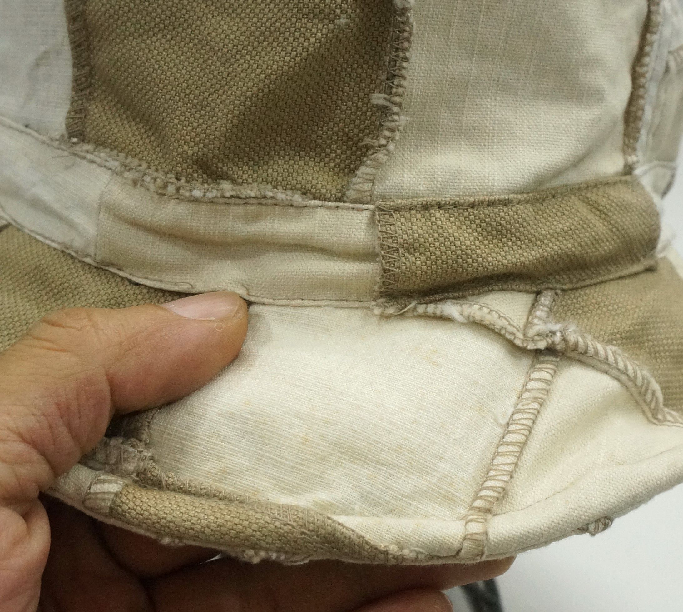 Japanese Brand Vintage Japan Patchwork Bucket Hat Size ONE SIZE - 4 Thumbnail