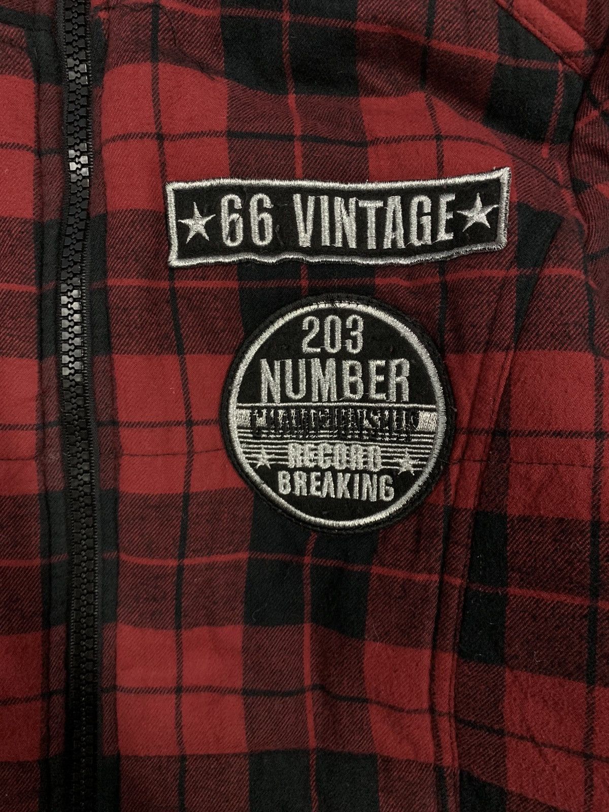 Seditionaries Japanese Brand Sky Bomber Checked Patches Punk Style Jacket Size US M / EU 48-50 / 2 - 7 Thumbnail
