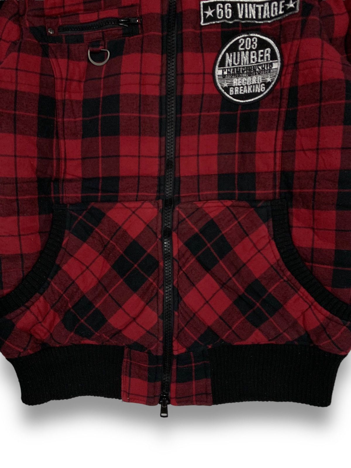 Seditionaries Japanese Brand Sky Bomber Checked Patches Punk Style Jacket Size US M / EU 48-50 / 2 - 8 Thumbnail