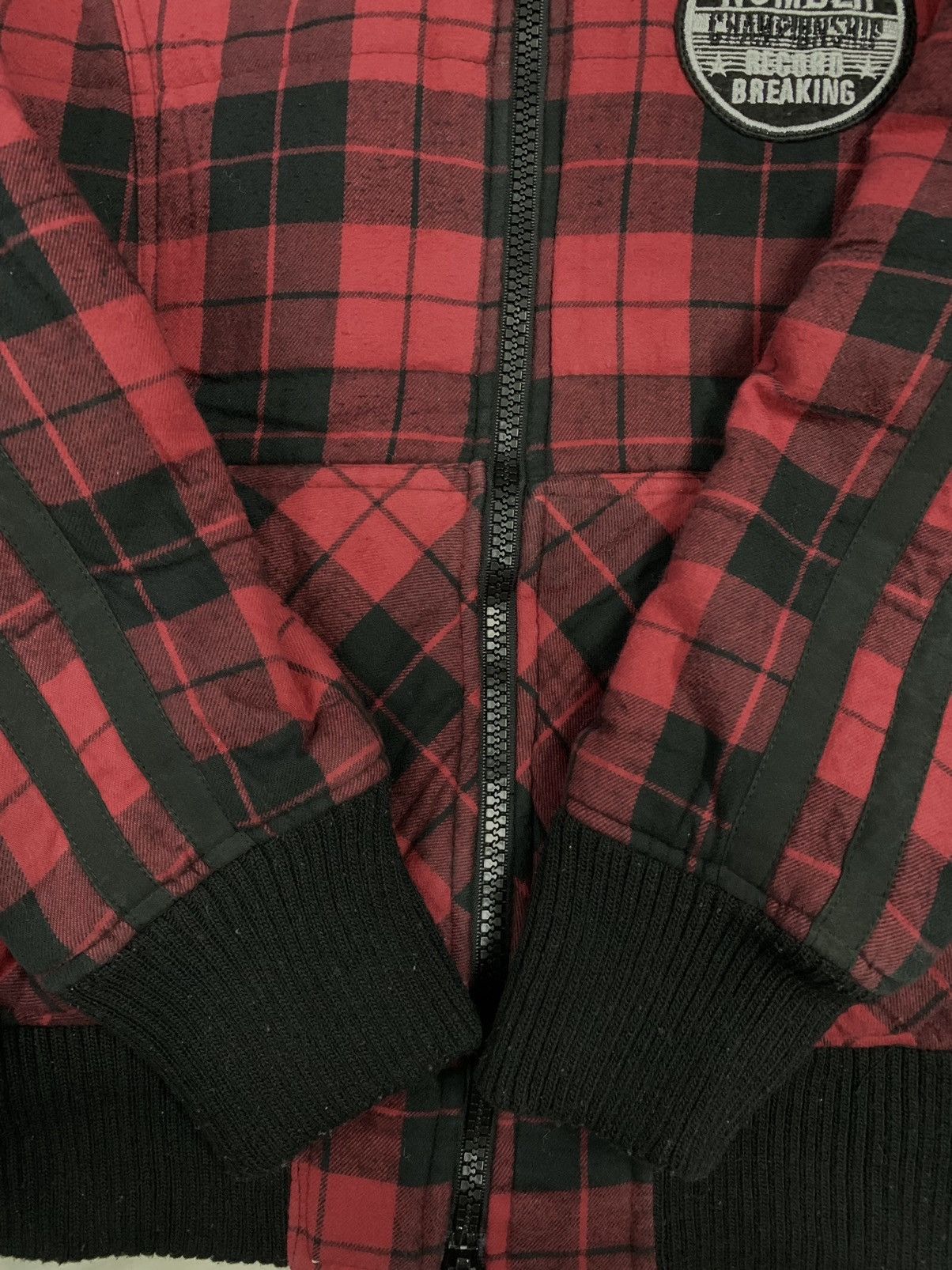Seditionaries Japanese Brand Sky Bomber Checked Patches Punk Style Jacket Size US M / EU 48-50 / 2 - 10 Thumbnail