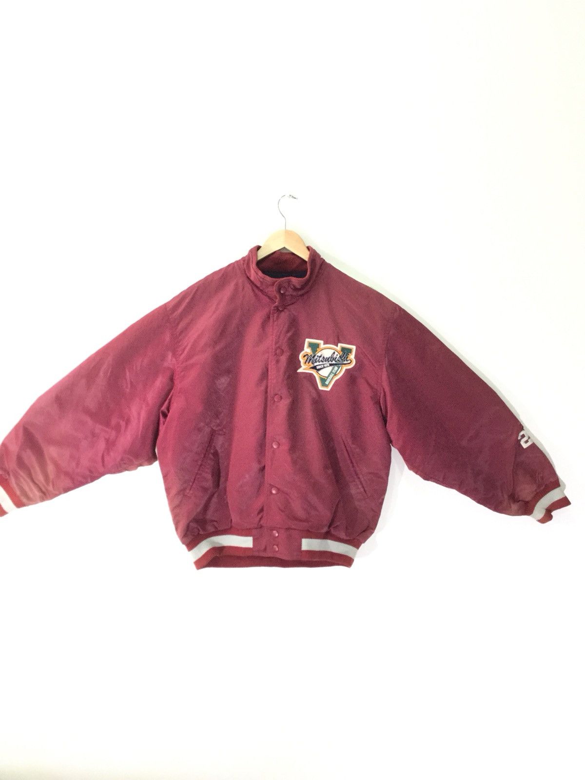 Asics Mitsubishi Material Baseball Club Big Logo Jacket Size US L / EU 52-54 / 3 - 2 Thumbnail
