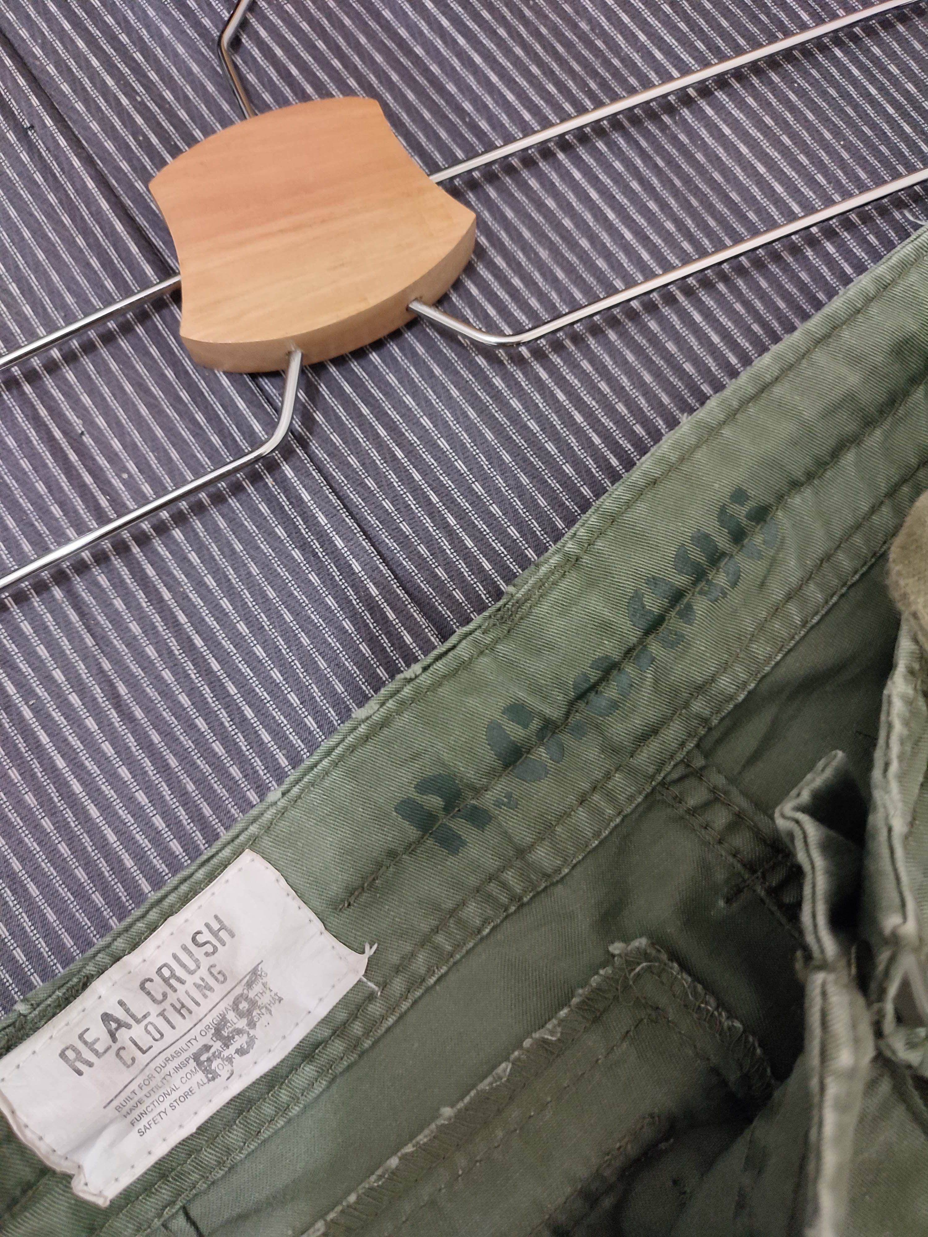 Japanese Brand 🔥Real Crush Clothing Multipocket Cargo Tactical Pants Size US 34 / EU 50 - 14 Thumbnail