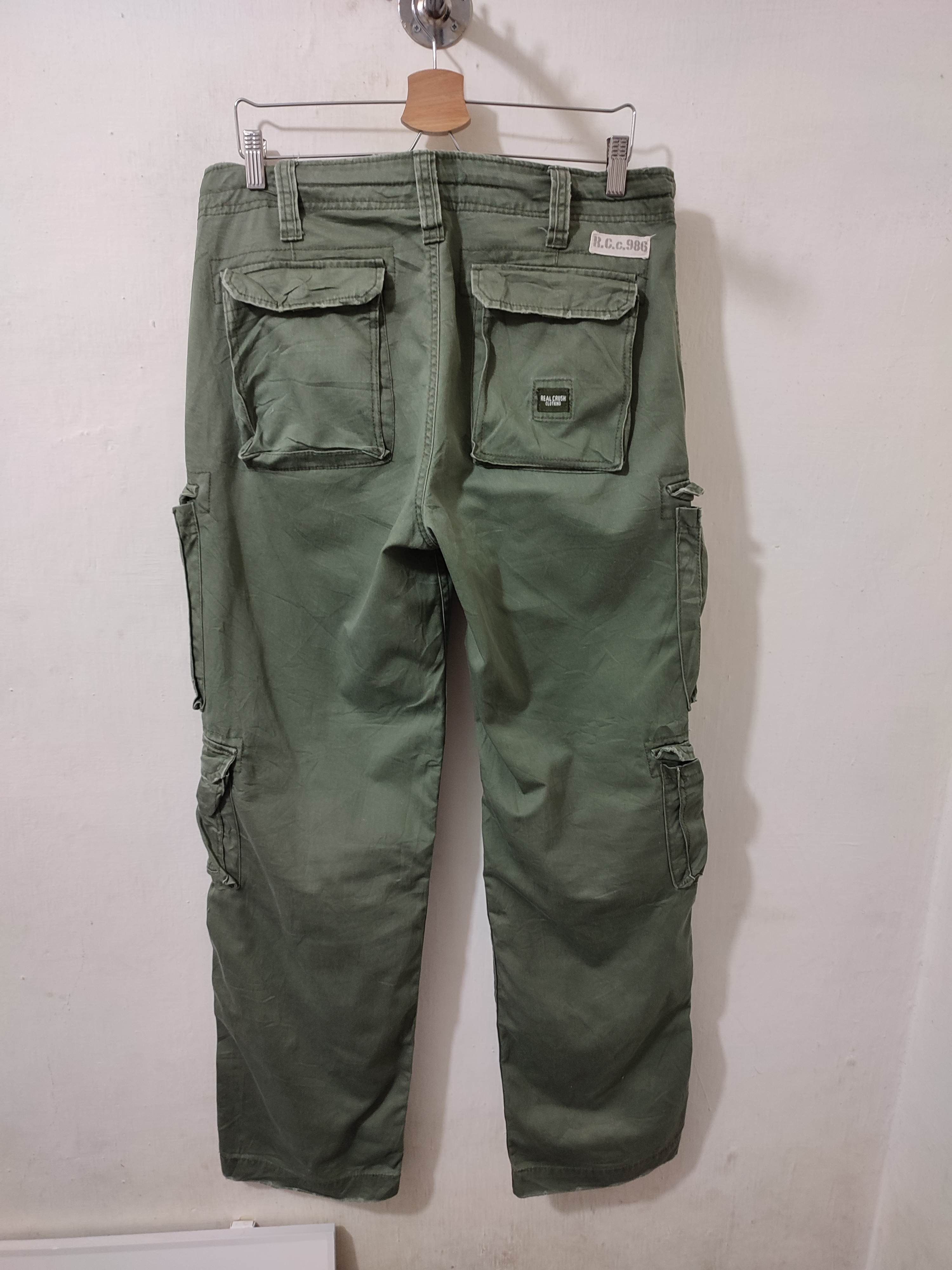 Japanese Brand 🔥Real Crush Clothing Multipocket Cargo Tactical Pants Size US 34 / EU 50 - 10 Thumbnail
