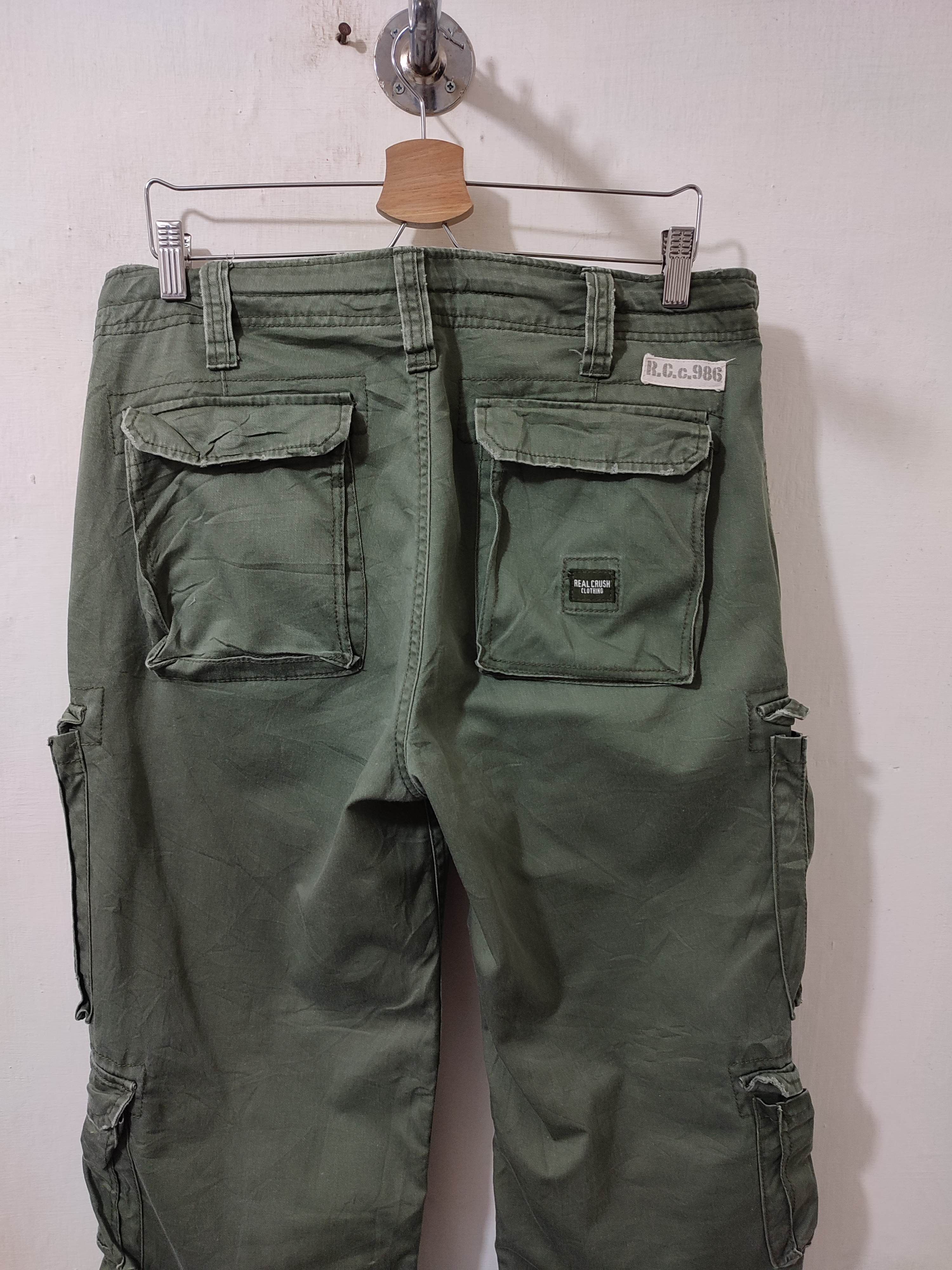 Japanese Brand 🔥Real Crush Clothing Multipocket Cargo Tactical Pants Size US 34 / EU 50 - 11 Thumbnail