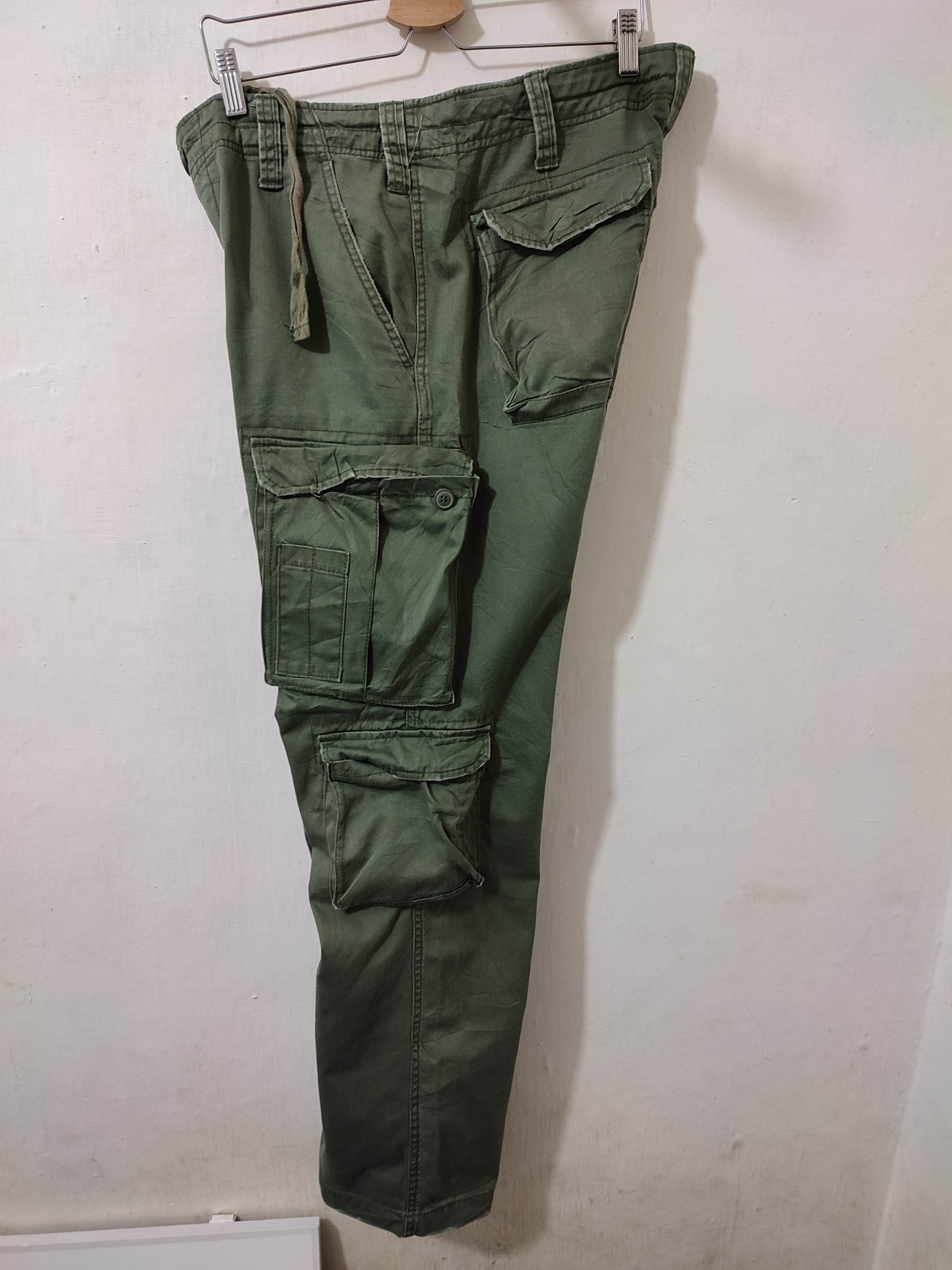 Japanese Brand 🔥Real Crush Clothing Multipocket Cargo Tactical Pants Size US 34 / EU 50 - 18 Thumbnail