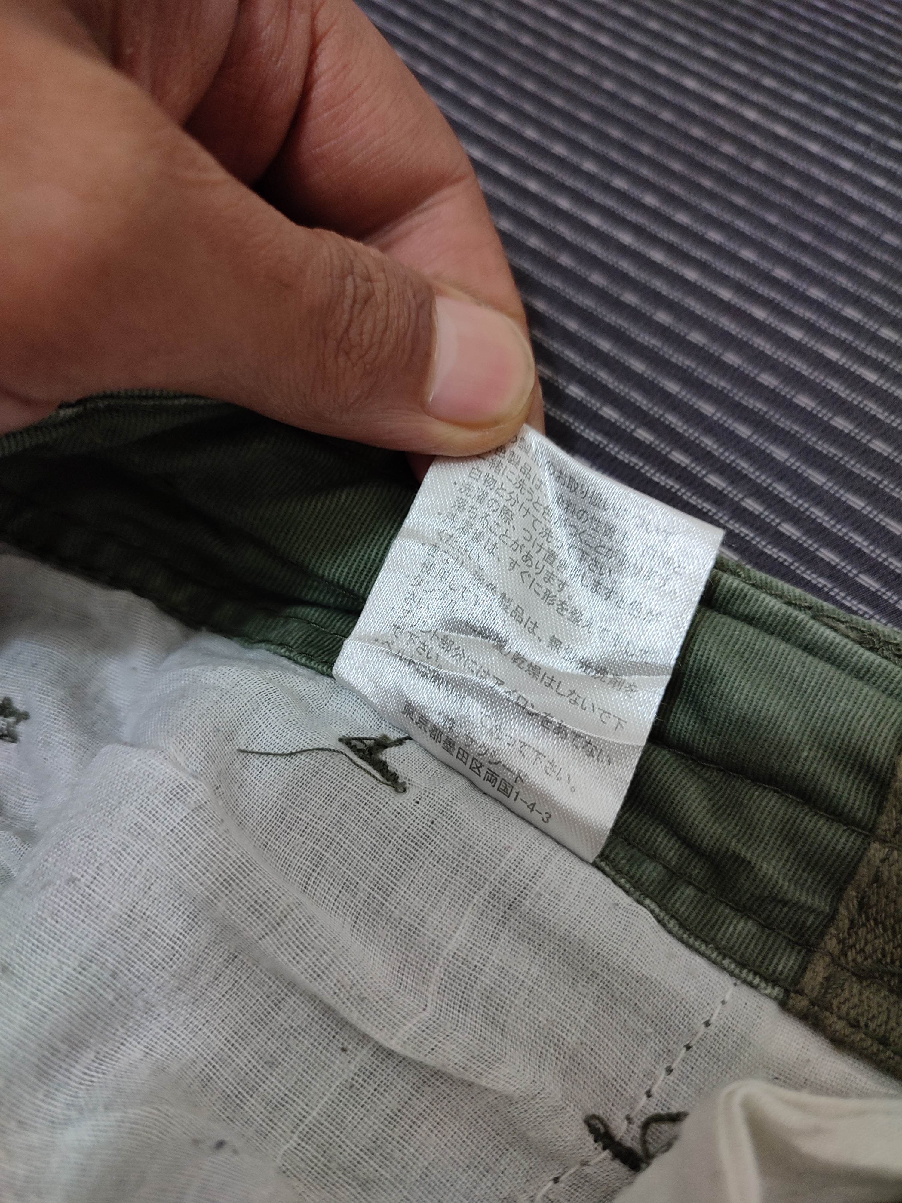 Japanese Brand 🔥Real Crush Clothing Multipocket Cargo Tactical Pants Size US 34 / EU 50 - 17 Thumbnail