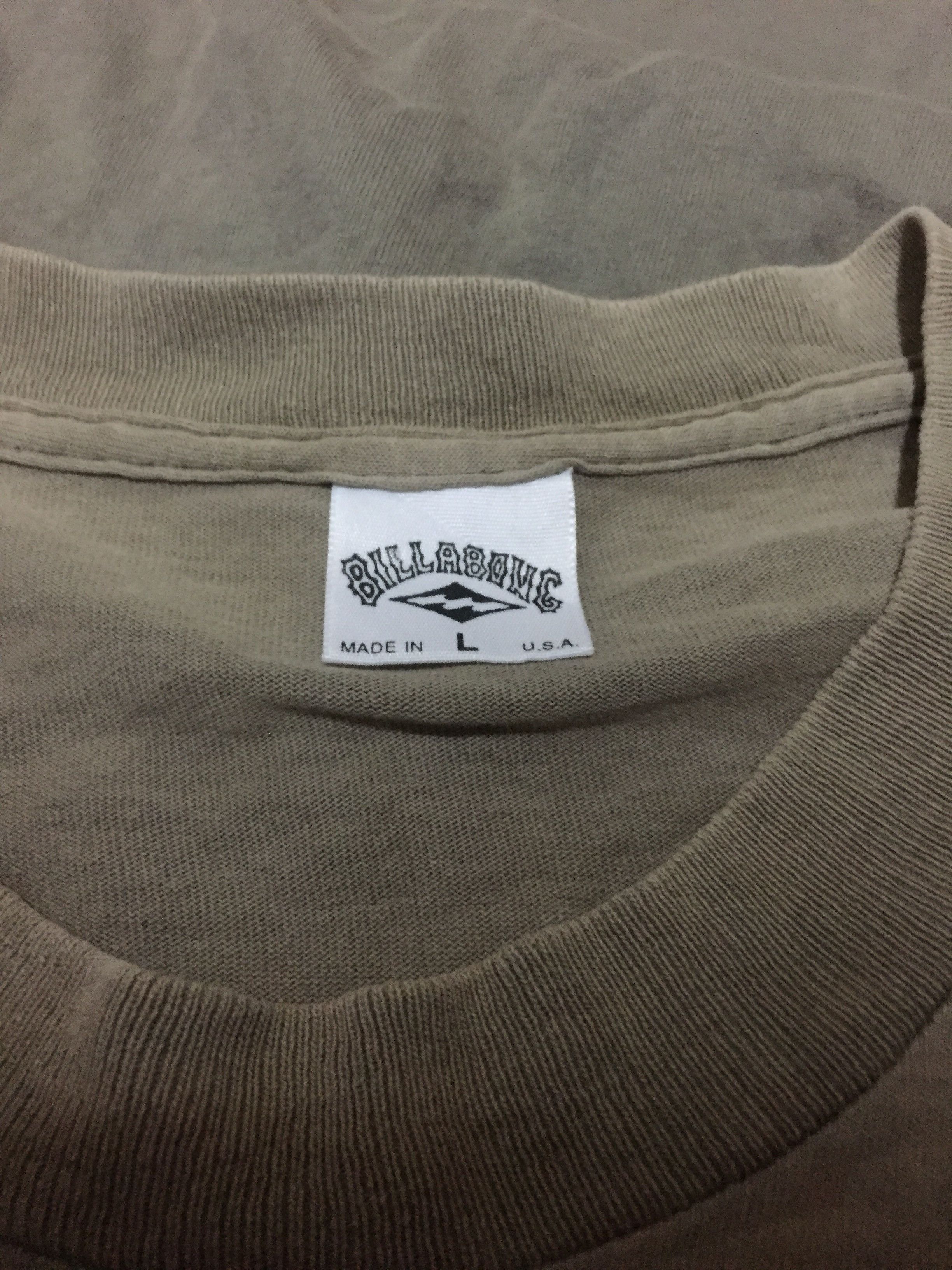 Billabong × Vintage Vintage Billabong Faded Distressed Big Logo Tee Size US L / EU 52-54 / 3 - 3 Thumbnail