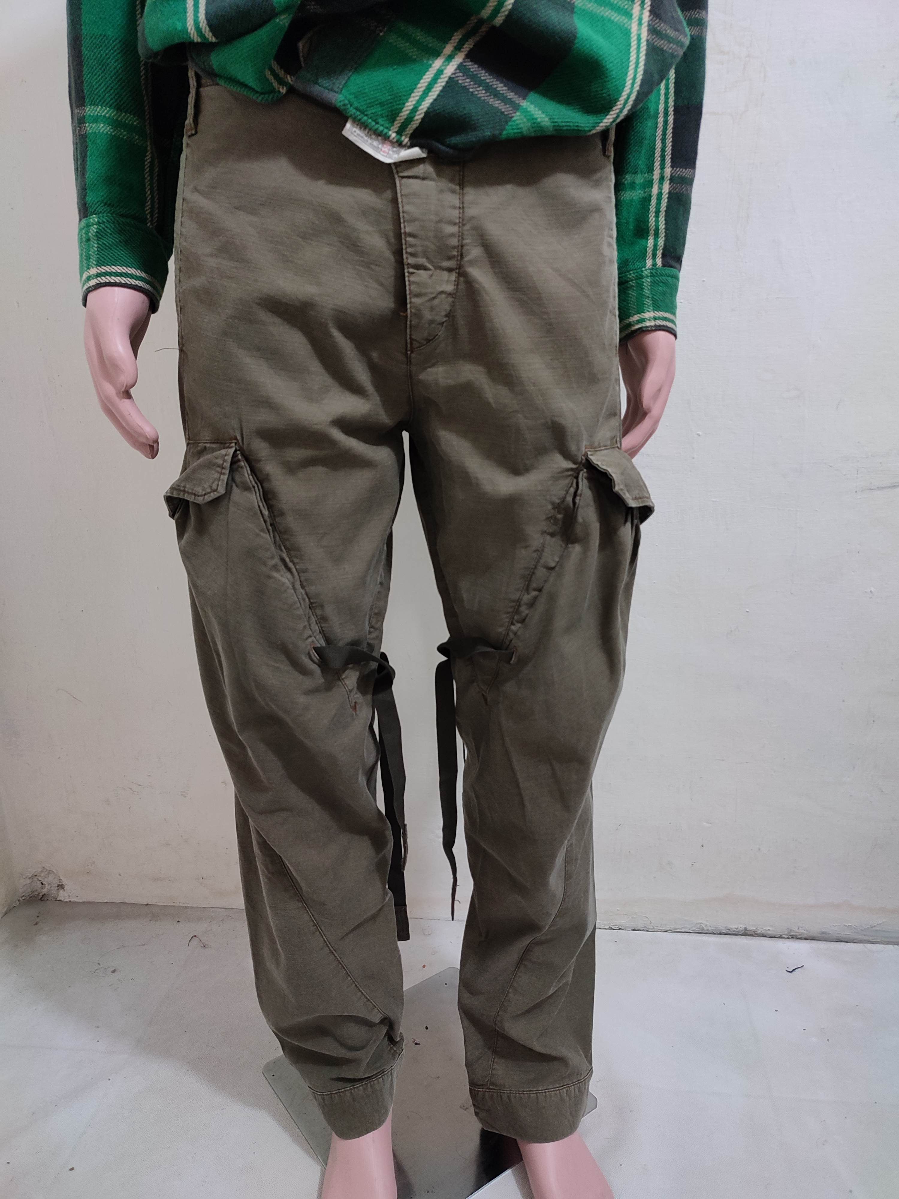 Marithe + Francois Girbaud 🔥MFG Marithe Francois Girbaud Tactical Cargo Bondage Pants Size US 33 - 3 Thumbnail