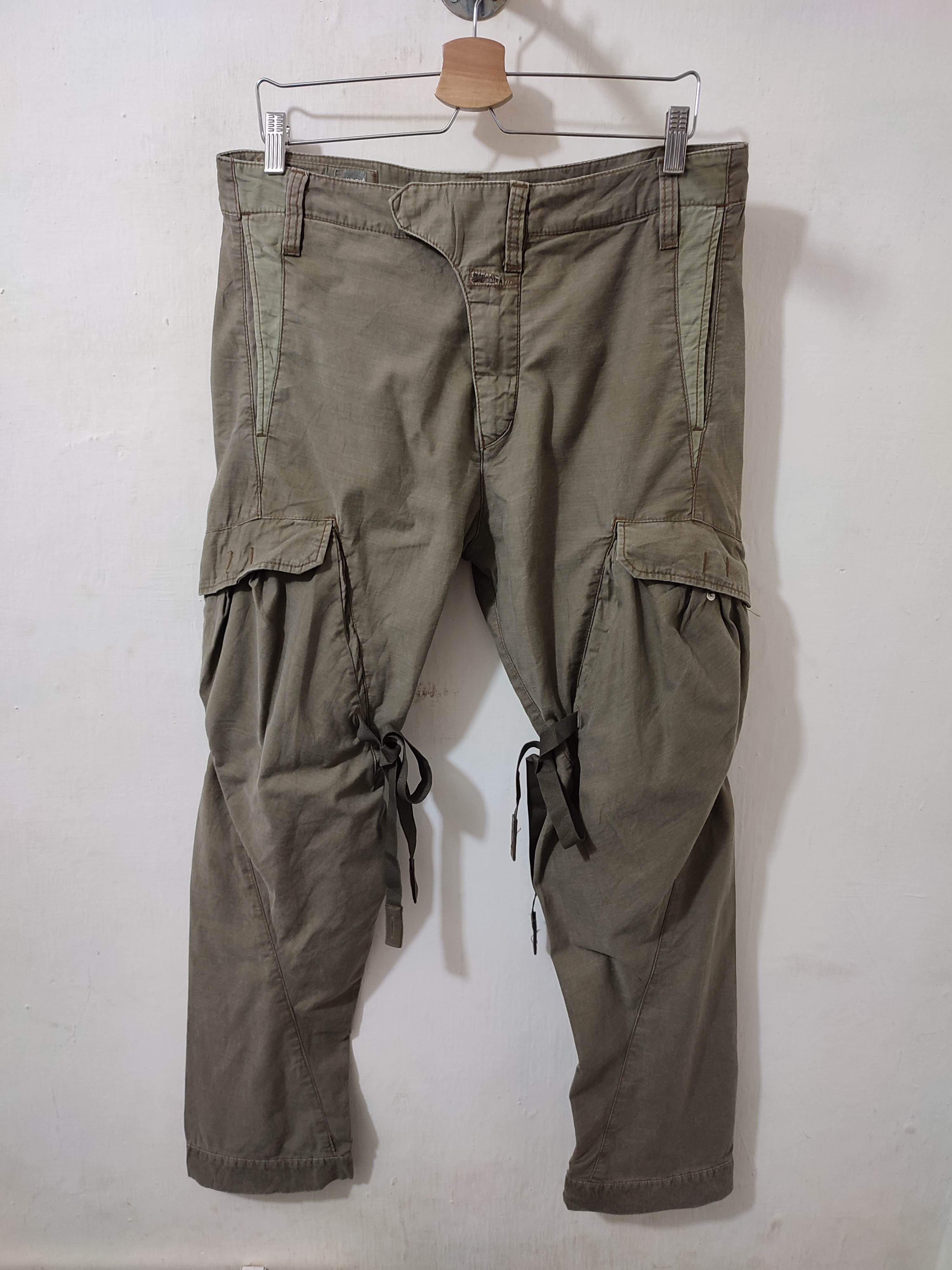 Marithe + Francois Girbaud 🔥MFG Marithe Francois Girbaud Tactical Cargo Bondage Pants Size US 33 - 12 Thumbnail