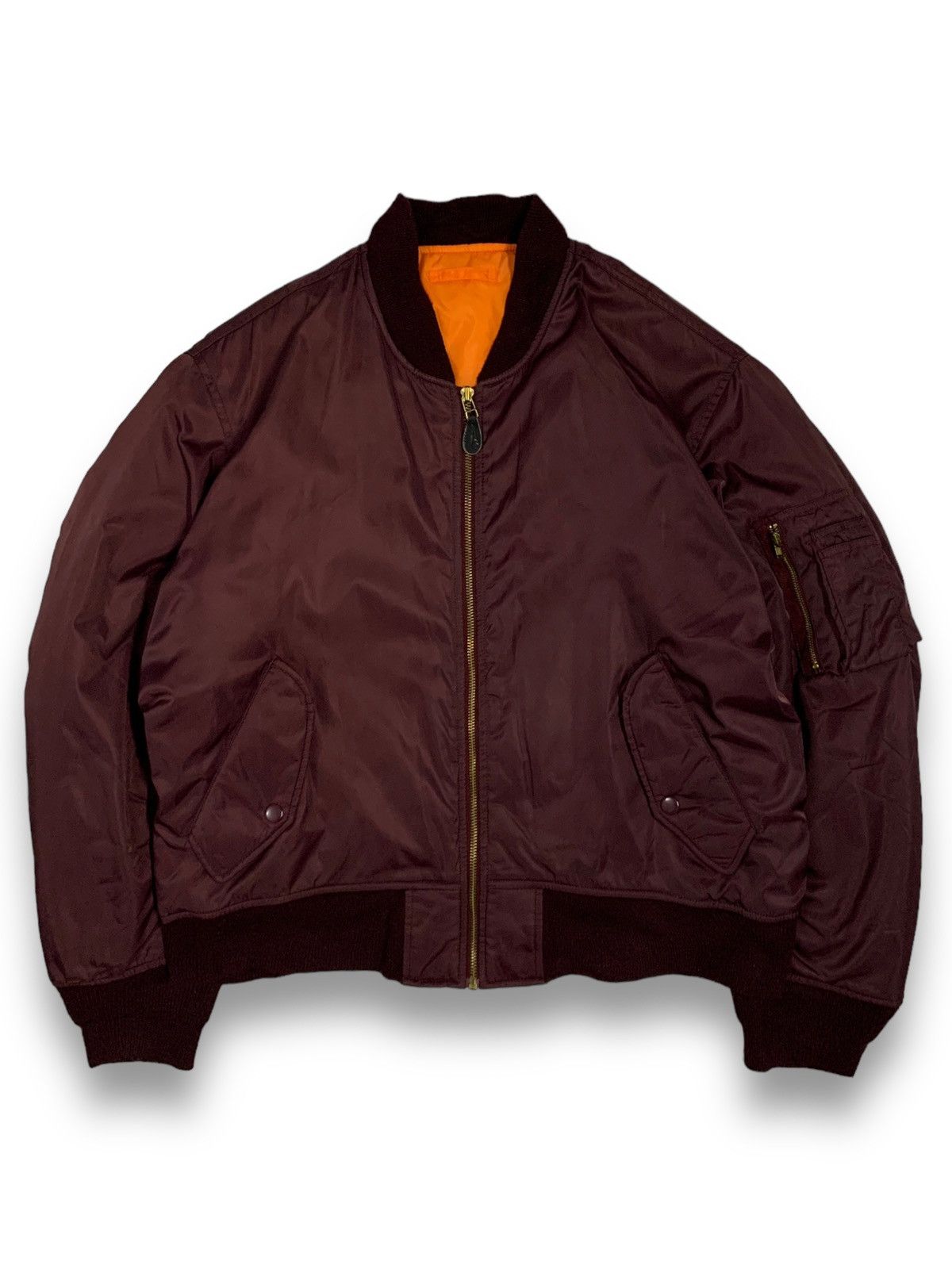 Alpha Industries Vintage Airforce MA-1 Bomber Jacket like Alpha Industries Size US L / EU 52-54 / 3 - 1 Thumbnail