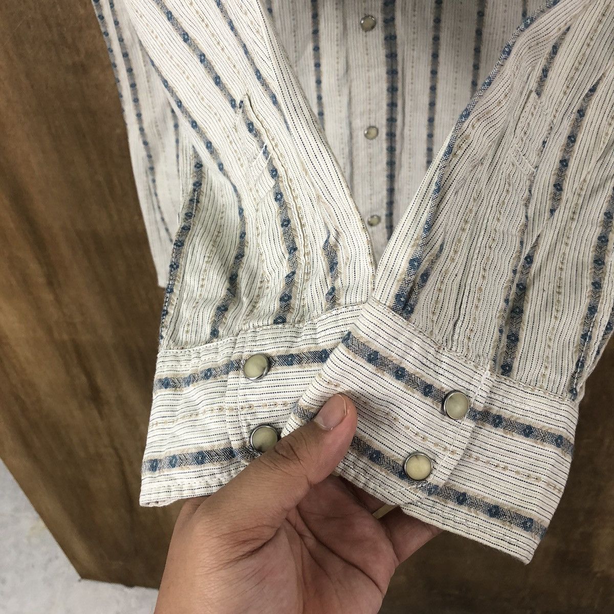 Flannel × Vintage DLL Smith American White Flannel #026 Size US M / EU 48-50 / 2 - 7 Thumbnail